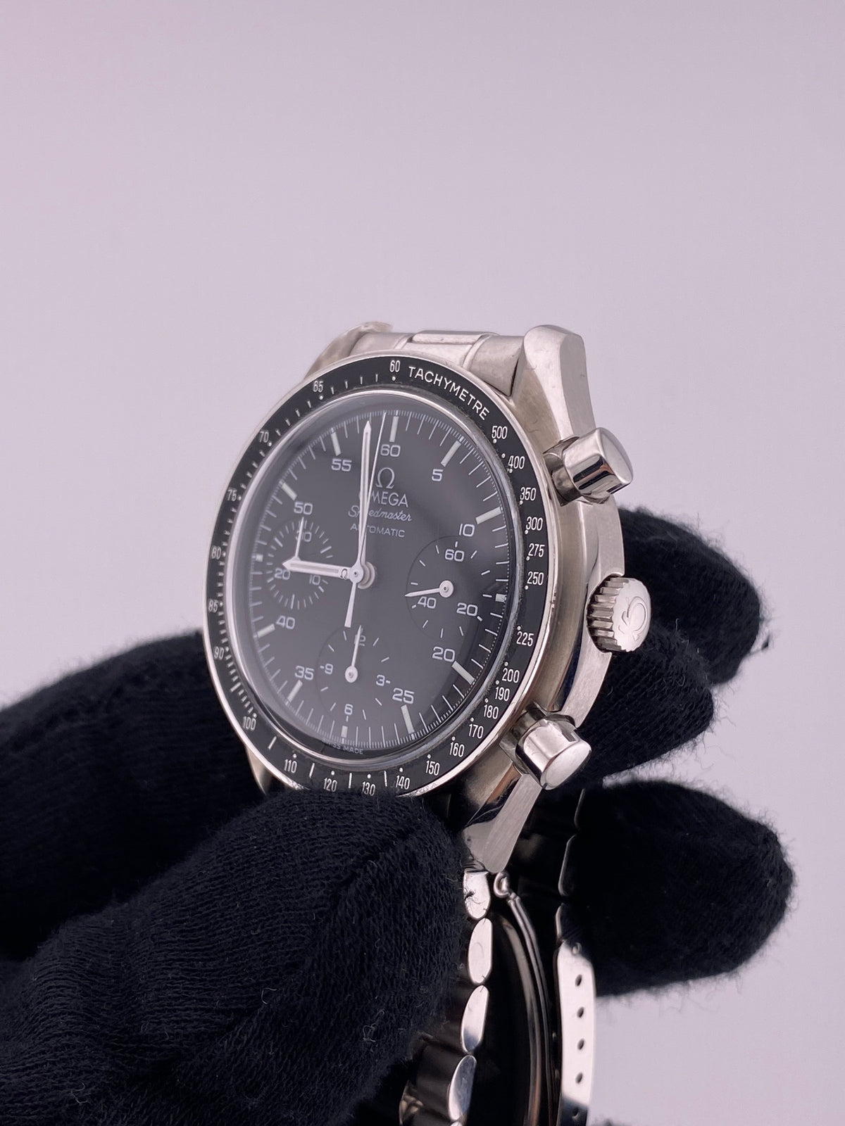 Omega Speedmaster Reduced Black Dial on Stainless Steel Ref. 3510.5 — view 3