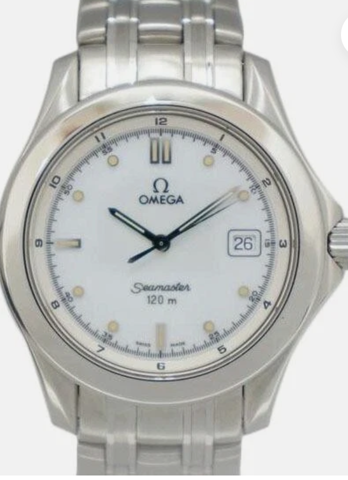 Omega Seamaster 120m White Dial on Stainless Steel Bracelet Ref. 2581.2