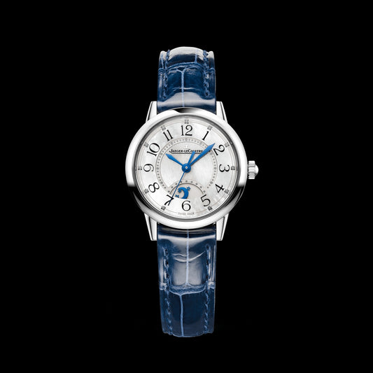 Jaeger Le Coultre Rendez-Vous Classic Night & Day Silvered Grey, Mother Of Pearl Dial on Leather Strap Ref. Q3468410 Card 2026