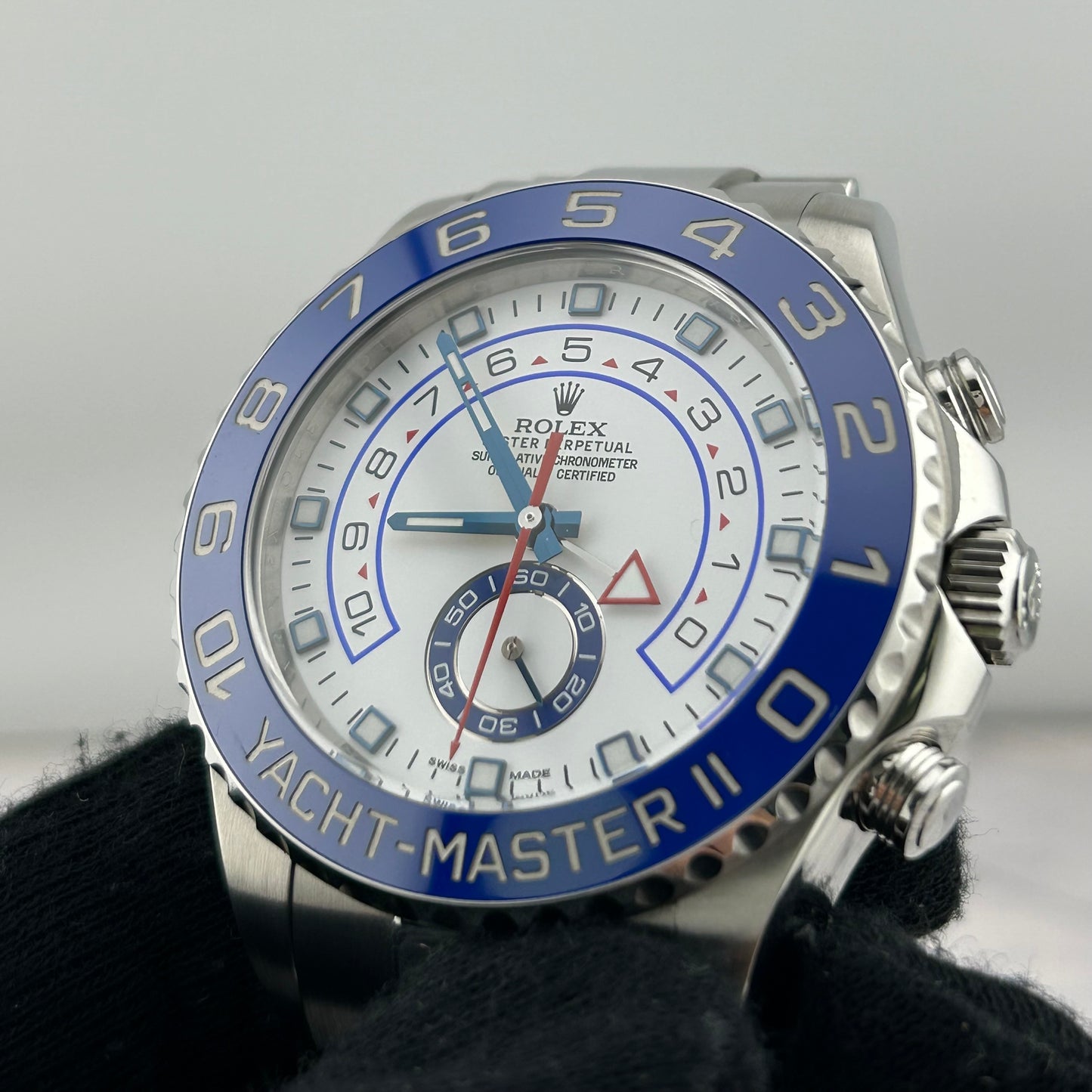 Rolex Yacht-Master II Matt White Dial on Oyster Ref. 116680 Card 2016 — view 3