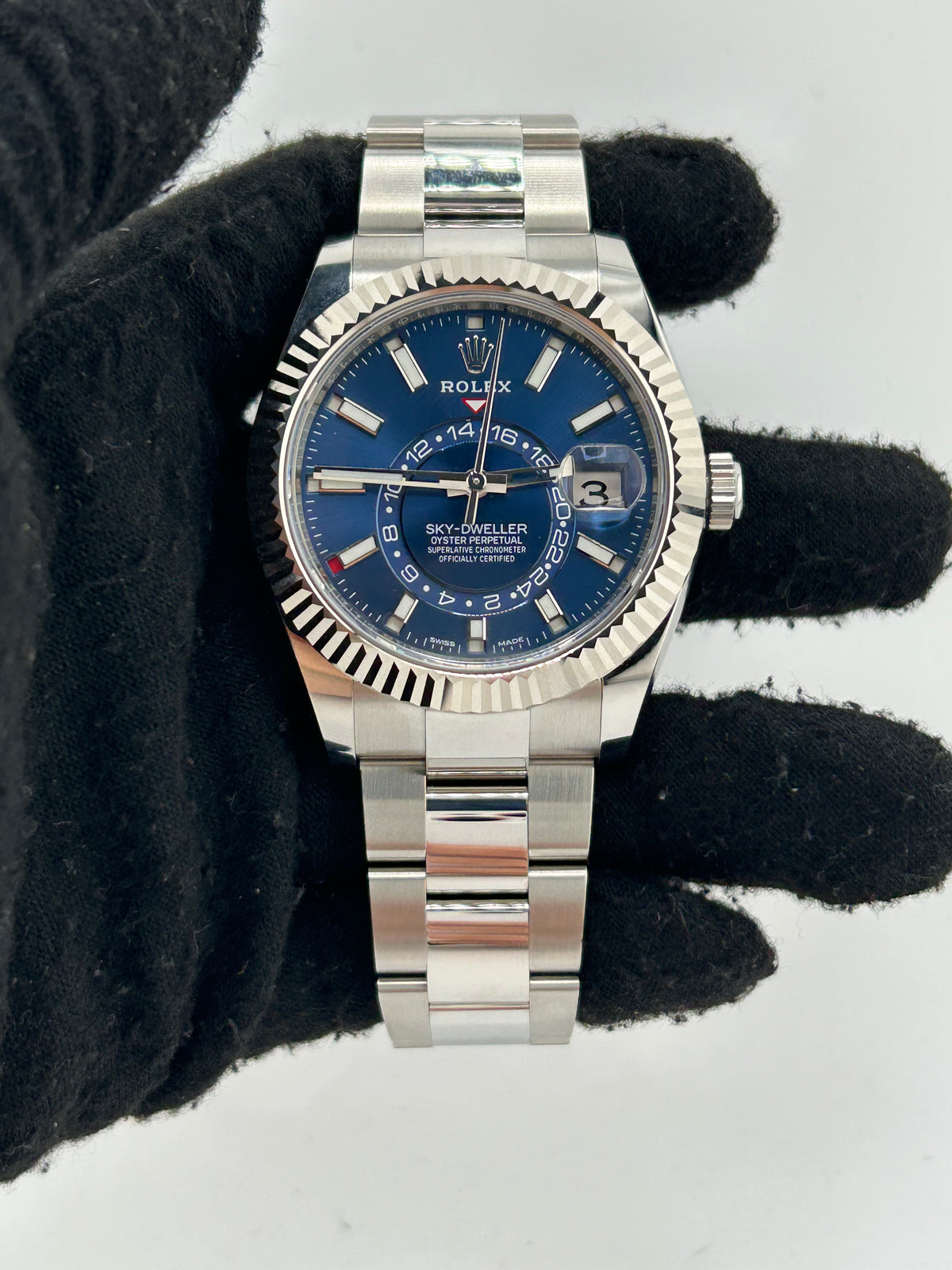 Rolex Sky Dweller Blue Dial on Oyster Ref. 326934 Card 2021 — view 2