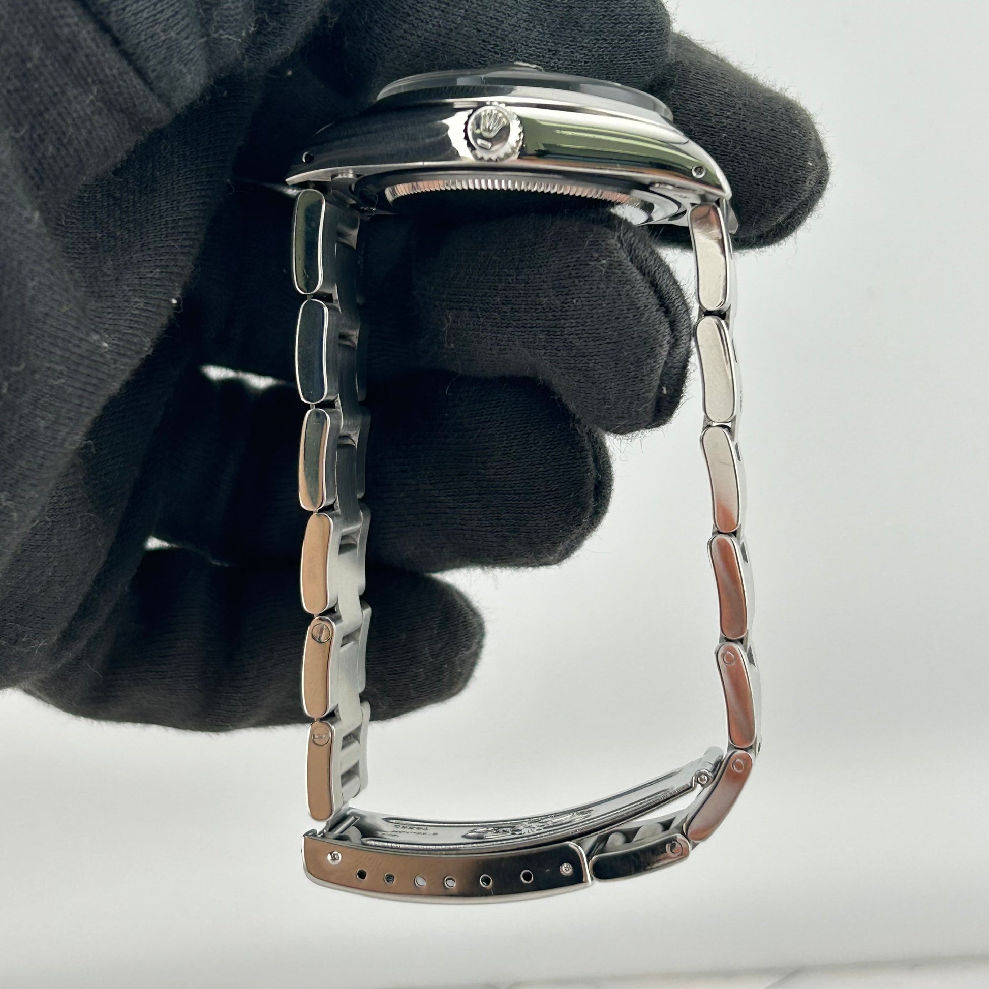 Rolex Oysterdate Precision Silver Stick Dial on Oyster Bracelet Ref. 6694 Papers 1989 — view 6