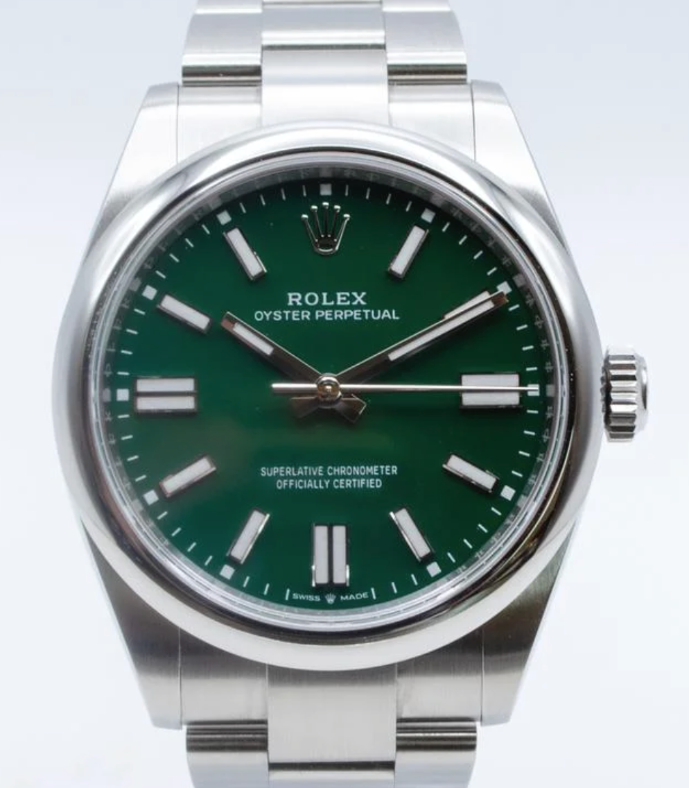 Rolex Oyster Perpetual 41 Green Dial on Oyster Ref. 134300 Card 2026