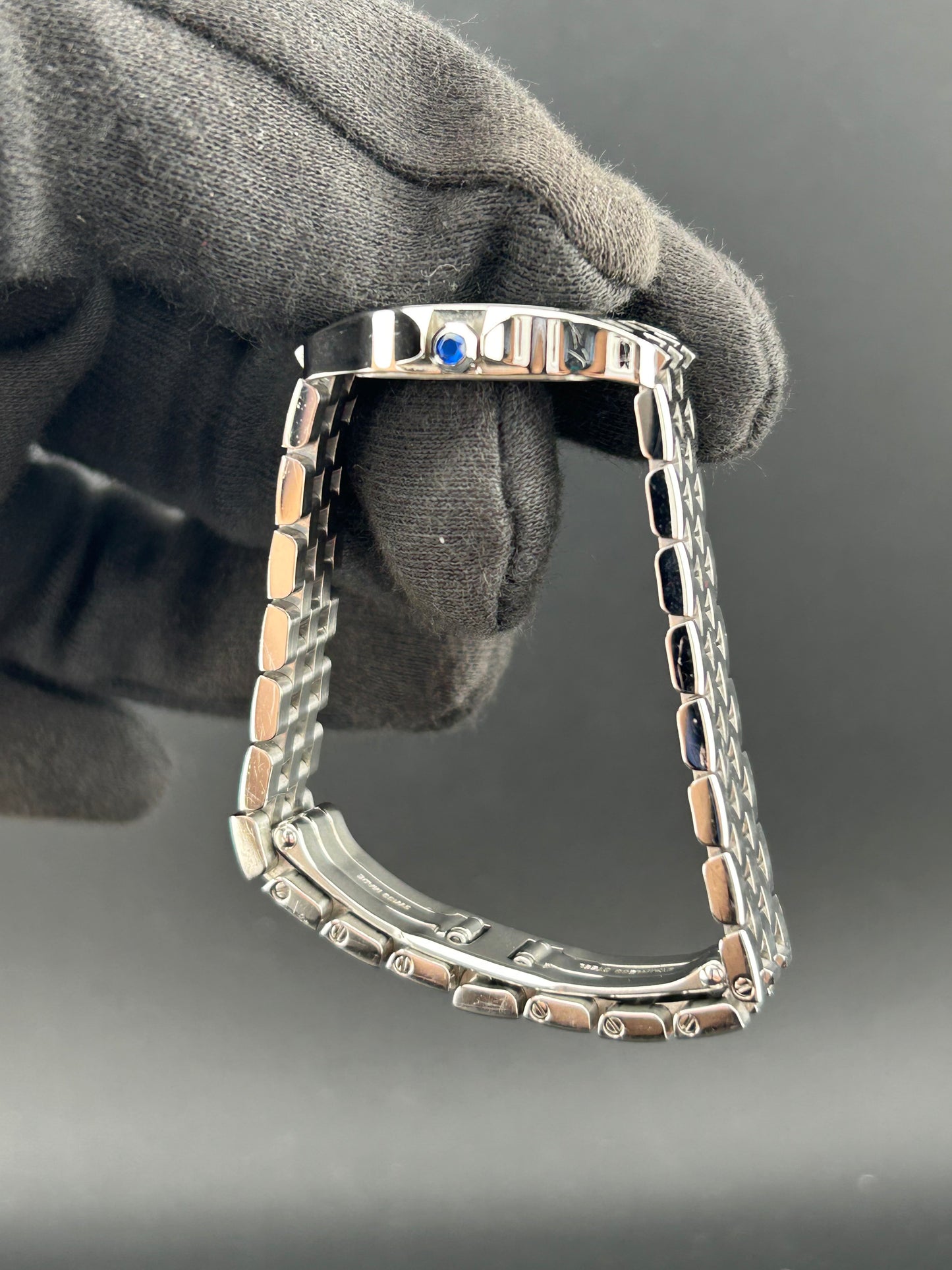 Cartier Santos Demoiselle White Roman Numerals Dial on Stainless Steel Bracelet Ref. W25064Z5 Manuals Only — view 6