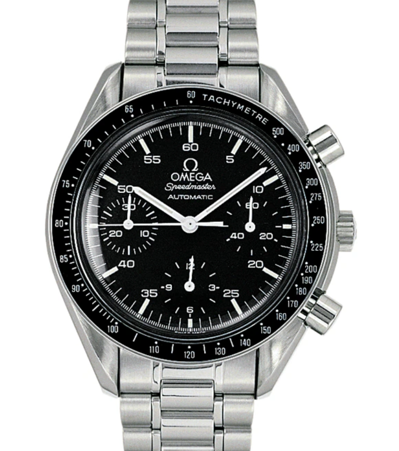 Omega Speedmaster Black Dial on Stainless Steel Bracelet Ref. 3510.50