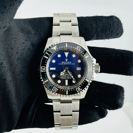 Rolex Sea-Dweller Deepsea James Cameron Blue James Cameron Dial on Oyster Ref 126660 with New Style Card White 2019