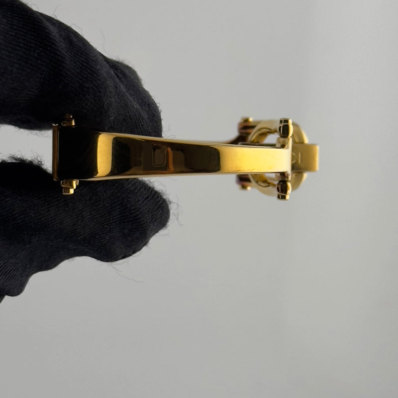 Gucci Gucci White Mop Dial on Bangle Style Ref 1500L