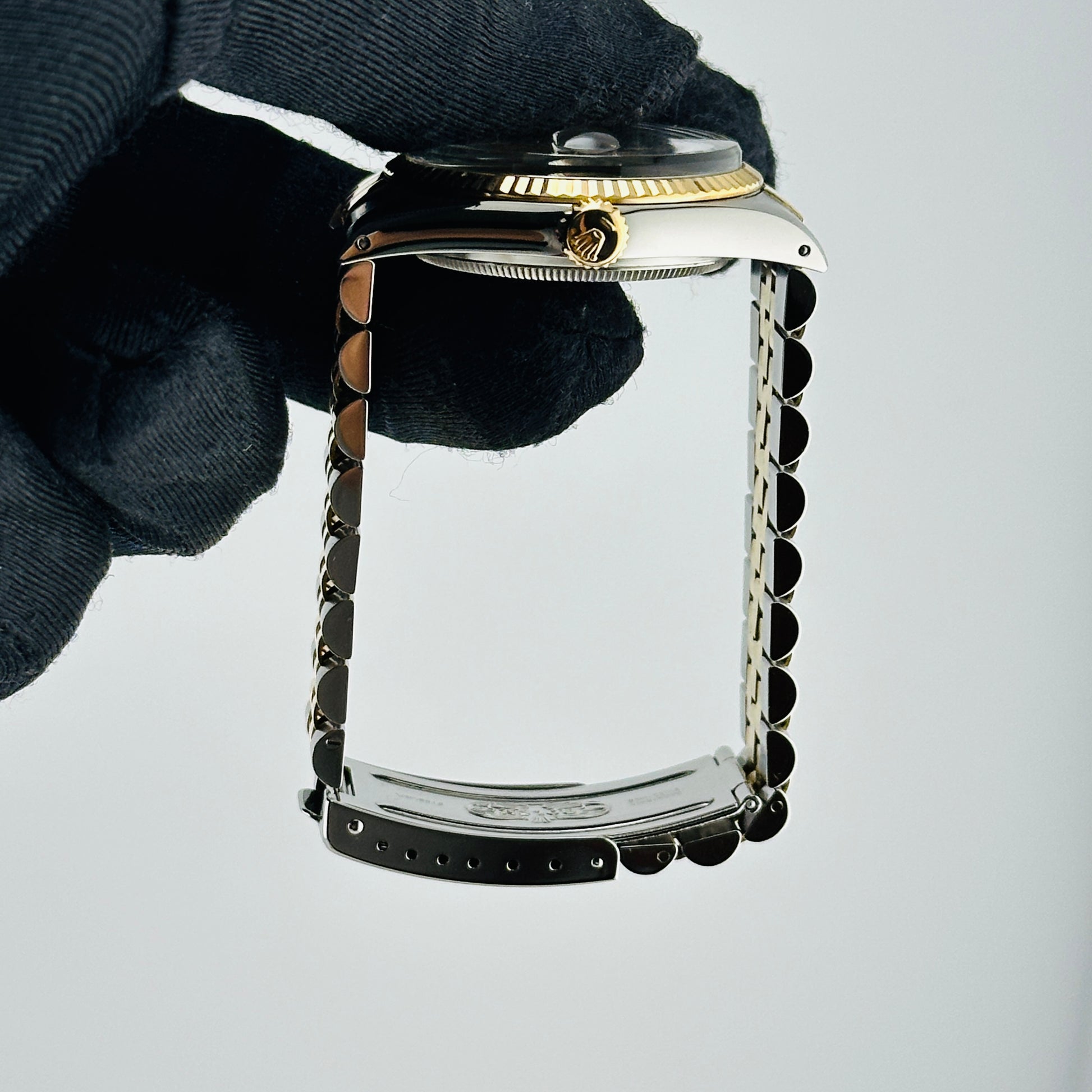 Rolex Datejust Champagne Stick Dial on D Link Jubilee Bracelet Ref. 16013 1986 — view 6