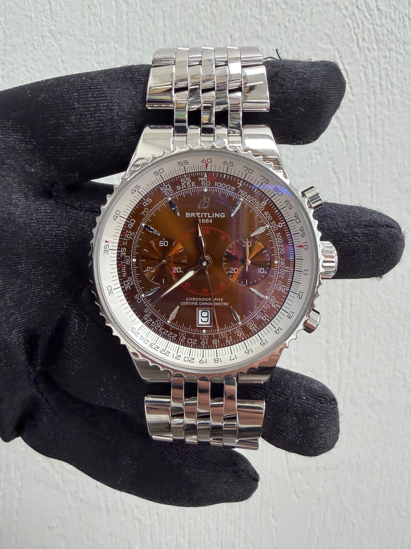 Breitling Montbrilliant Bronze Dial Ref. A23340 — view 2