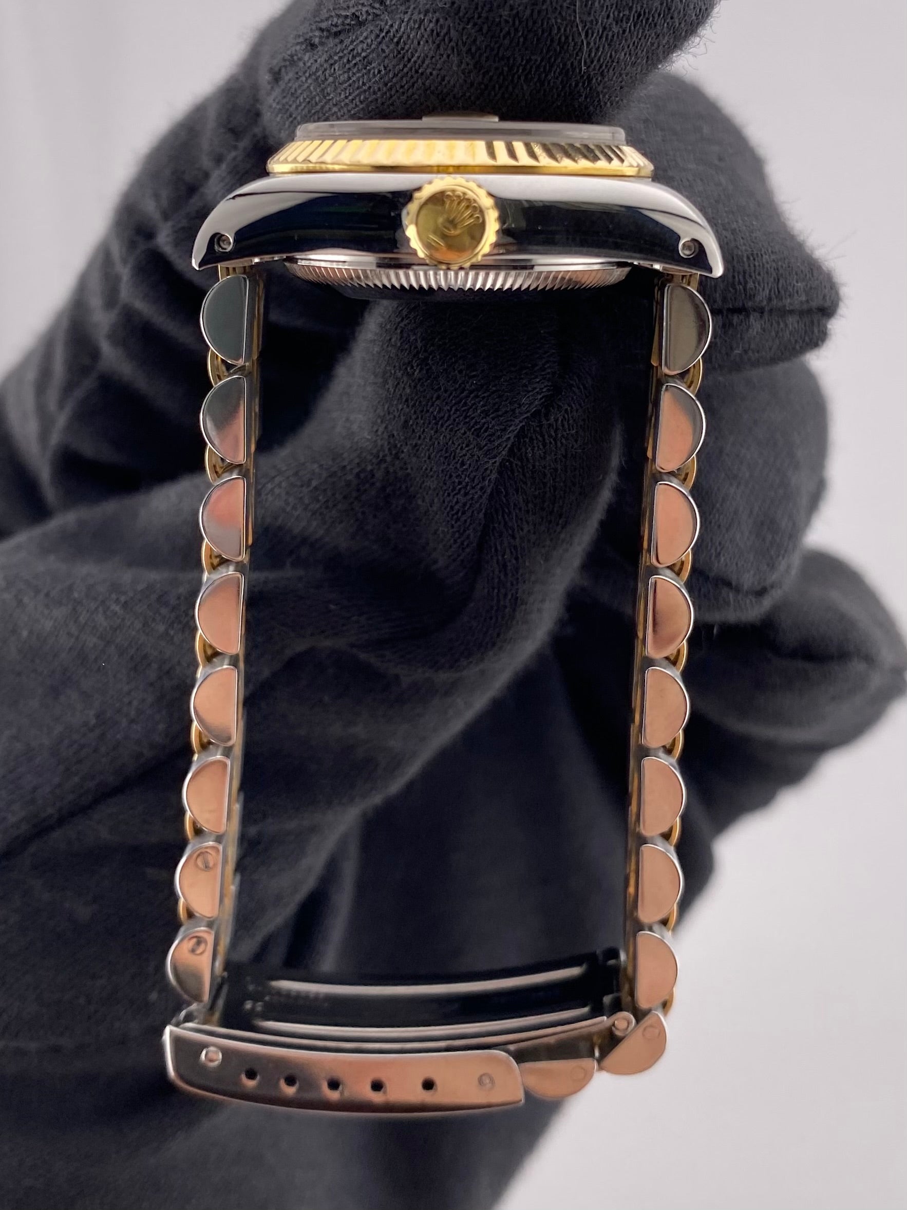 Rolex Datejust Lady Champagne Stick Dial on D Link Jubilee Ref. 69173 1986 — view 6