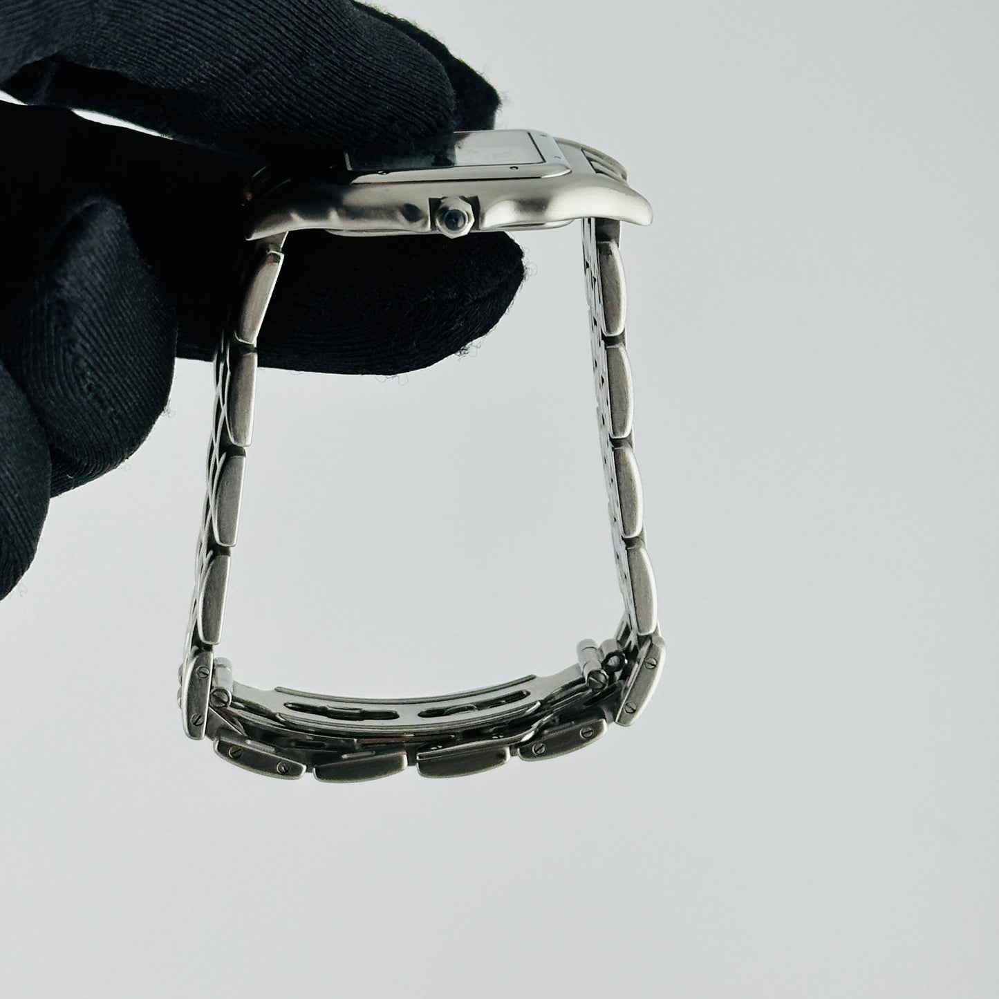 Cartier Panthere Jumbo Silver Roman Dial on Stainless Steel Bracelet Ref. 1300 — view 6