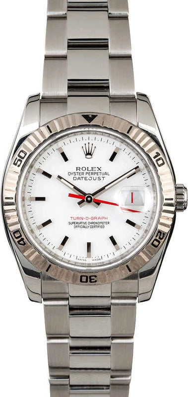 Rolex Datejust White Dial on Oyster Ref 116264 with Papers 2006