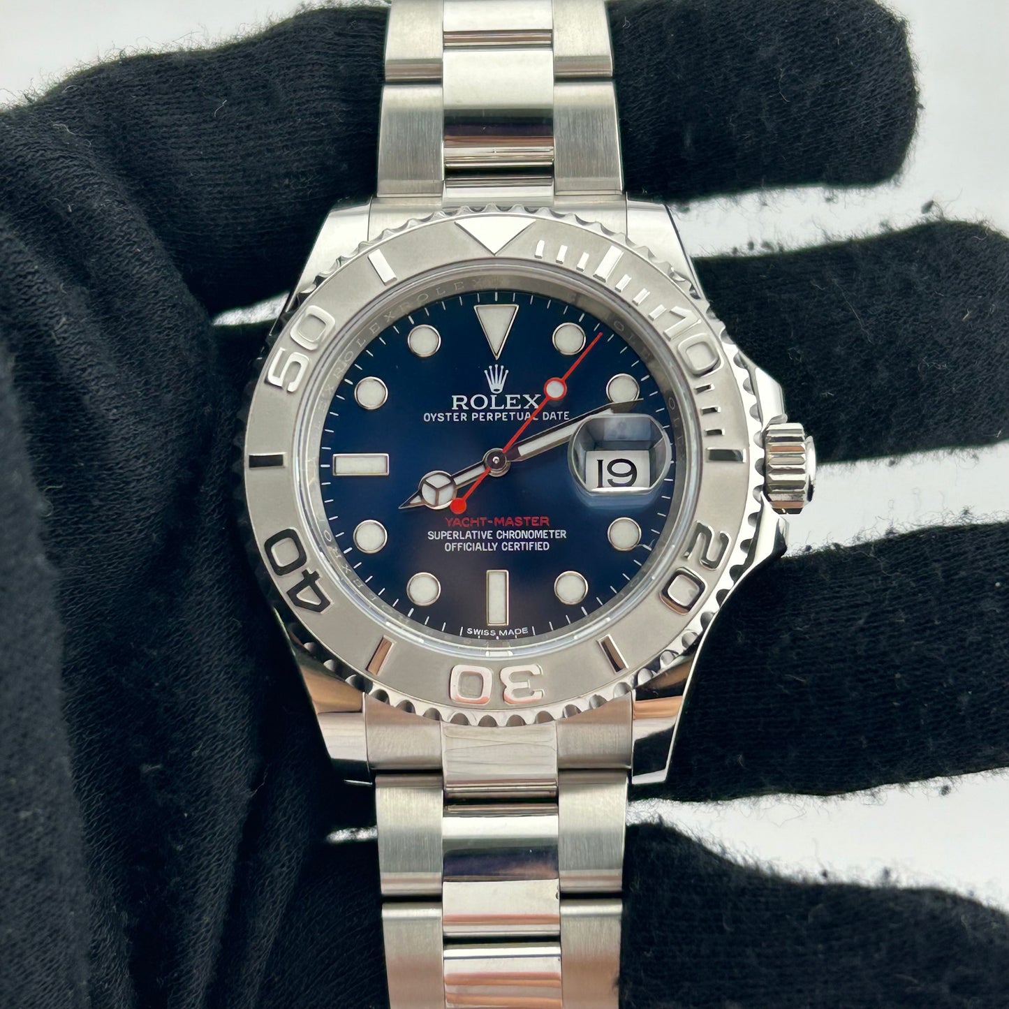 Rolex Yacht-Master Blue Dial on Oyster Ref. 116622 Card 2016 — view 2