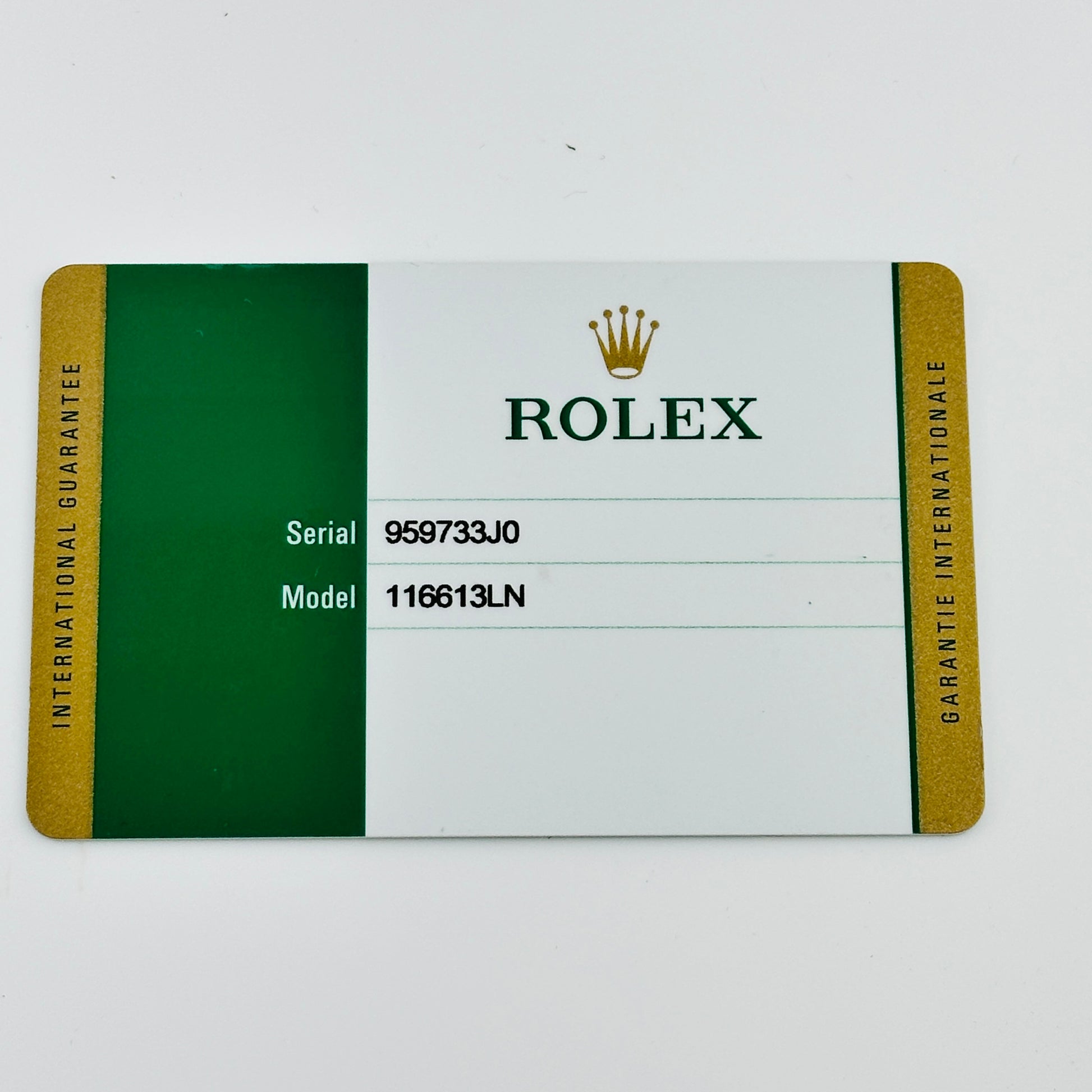 Rolex Submariner Black Dial on Oyster Bracelet Ref. 116613LN Card 2016 — view 7