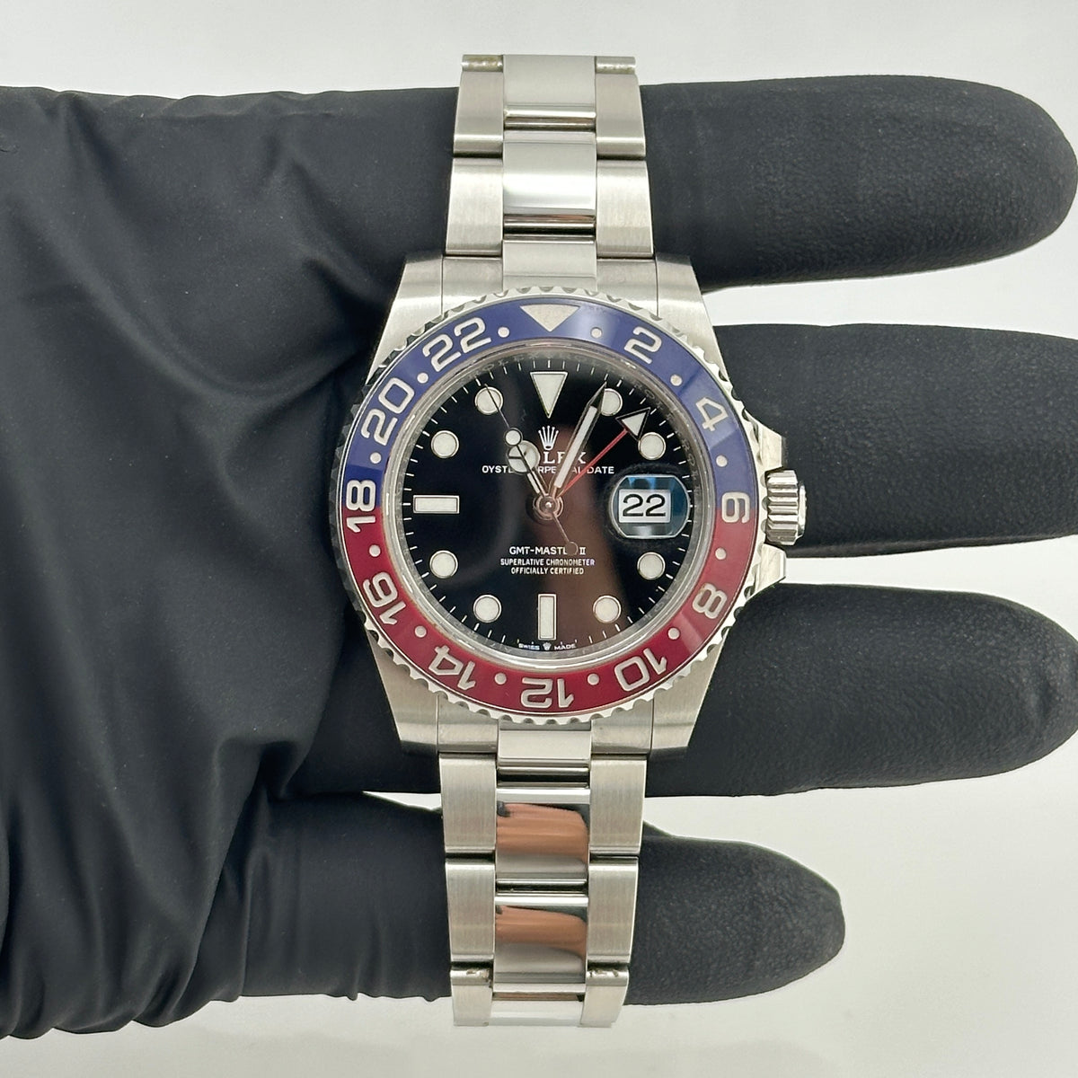 Rolex GMT-Master II Black Dial on Oyster Ref. 126710BLRO — view 2