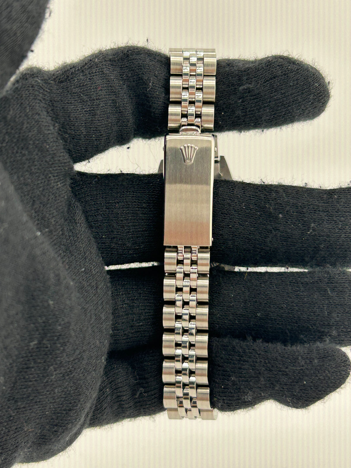 Rolex Datejust Lady Silver Stick Dial on Jubilee Ref. 69174 Papers 1991 — view 4