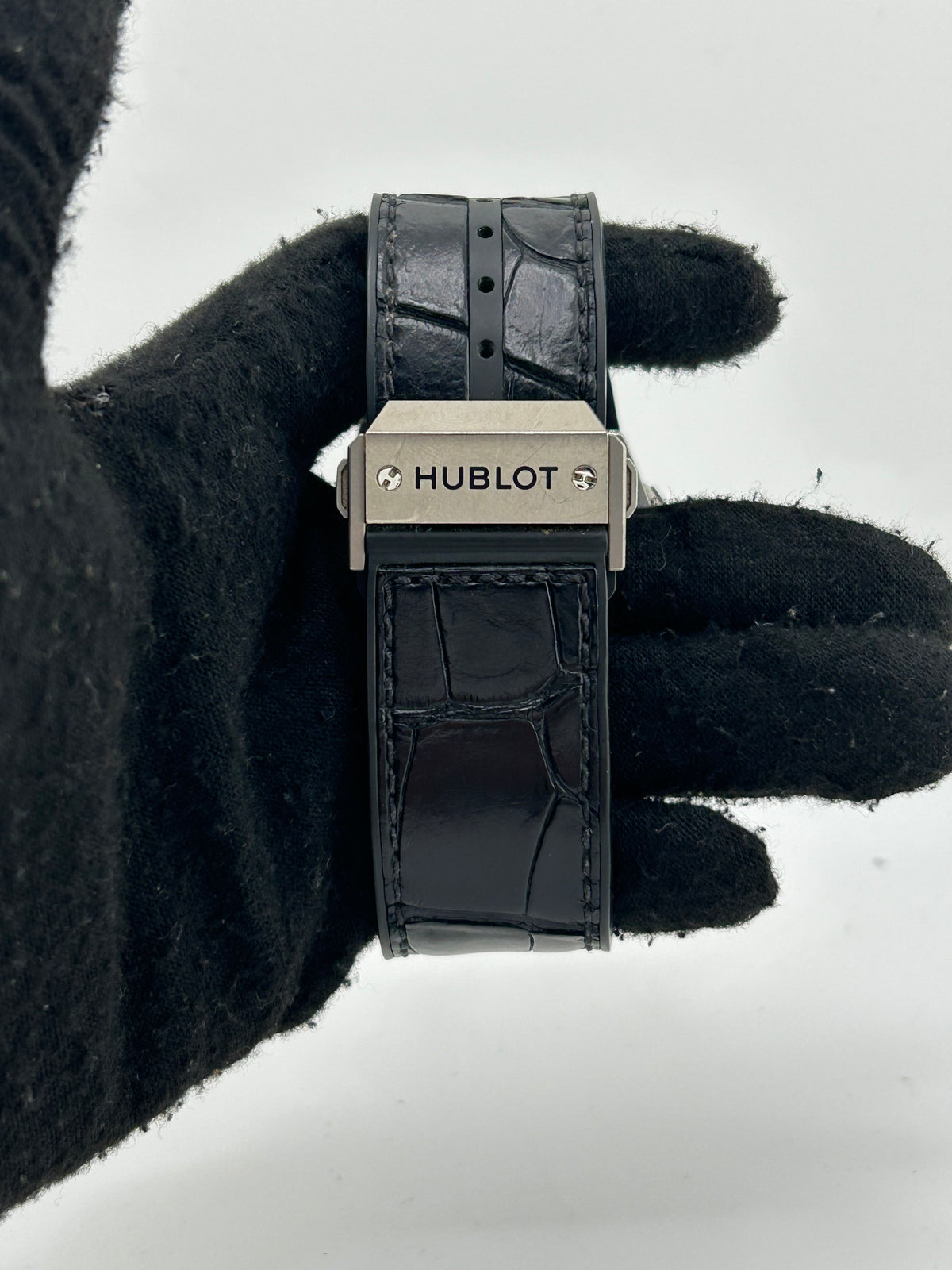 Hublot Spirit of Big Bang Gray Skeleton Dial on Leather Strap Ref. 601.NX.0173.LR Complete 2022 — view 4