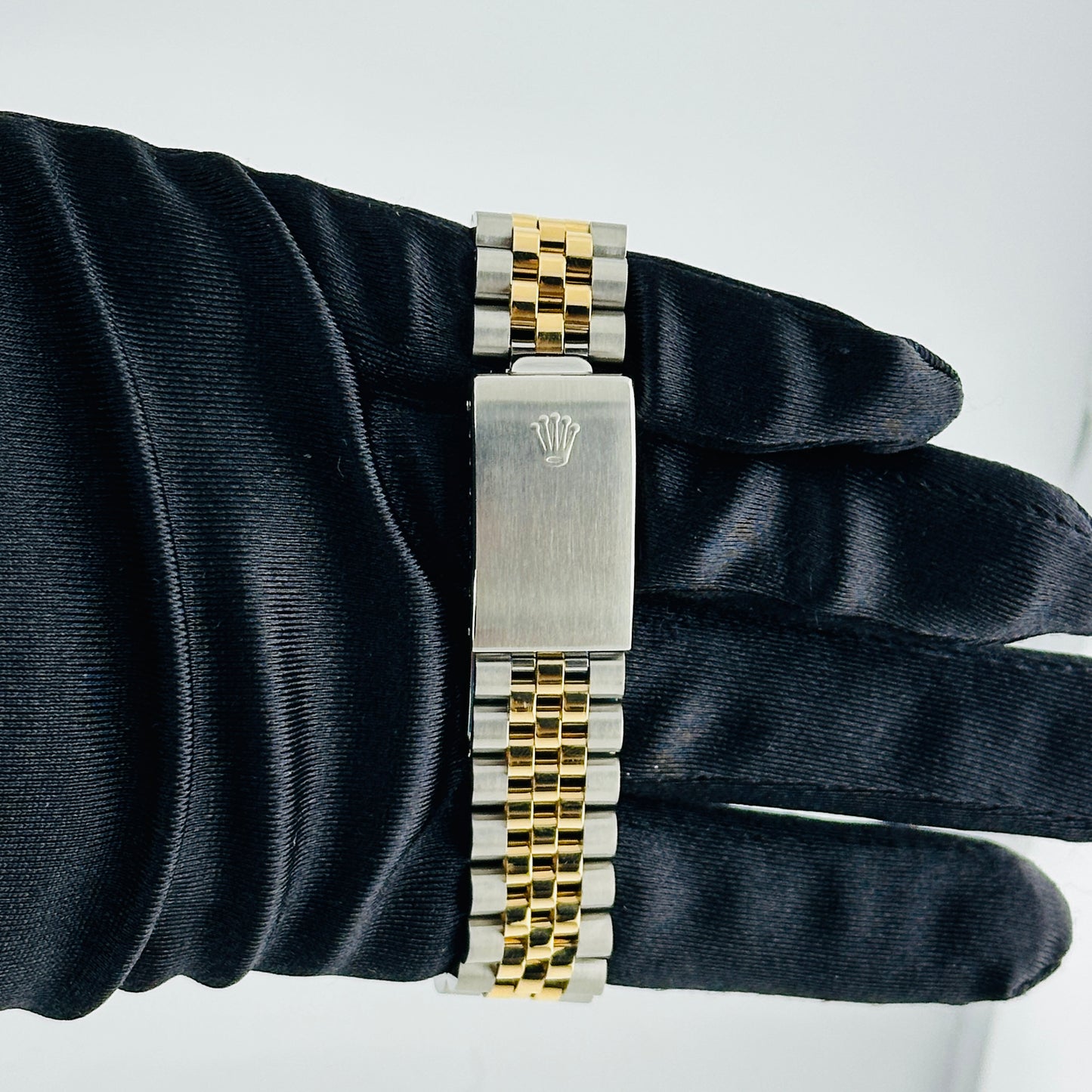 Rolex Datejust Champagne Linen Stick Dial on D Link Jubilee Ref. 16233 1990 — view 3