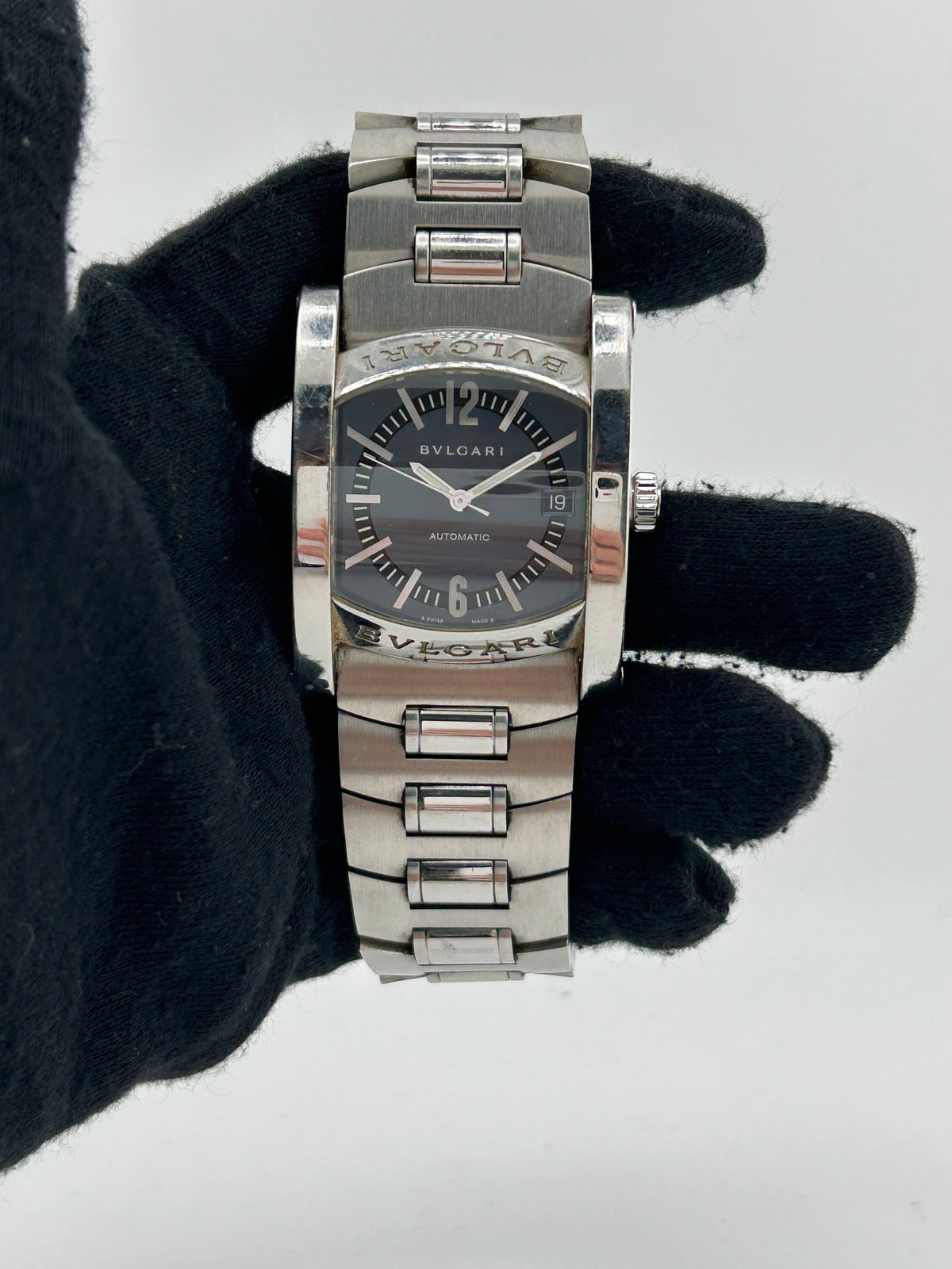 Bvlgari Assioma Black Dial Ref. AA44S Complete 2009