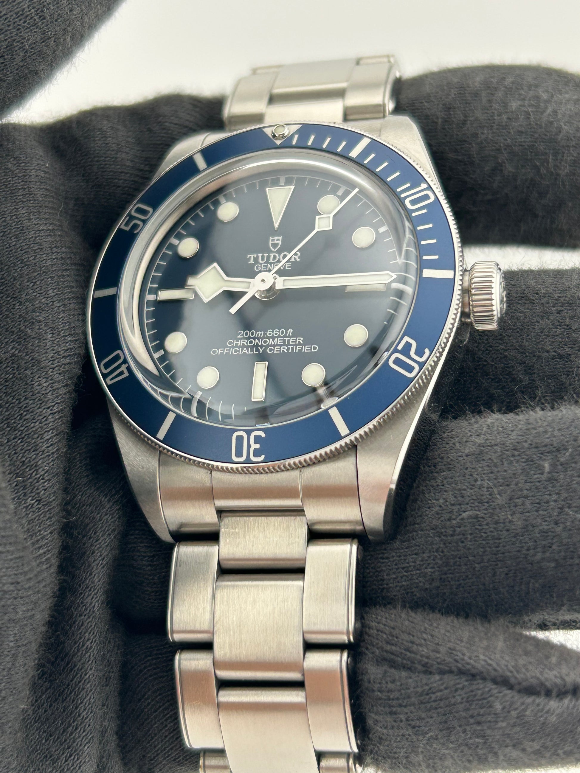Tudor Black Bay Fifty-Eight Blue Dial on Stainless Steel Bracelet Ref. M79030B-0001 — view 3