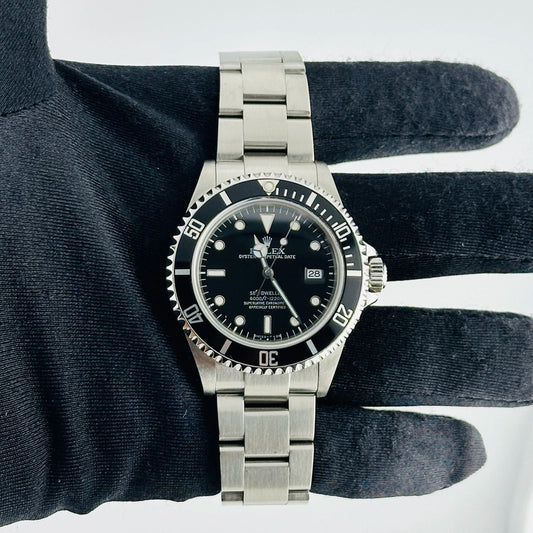Rolex Sea-Dweller Black Dial on Oyster Ref 16600 with Papers
