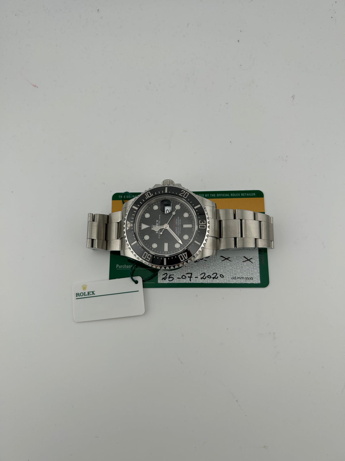 Rolex Sea-Dweller Black Dial on Oyster Steel Bracelet Ref. 126600 Card 2020 — view 7