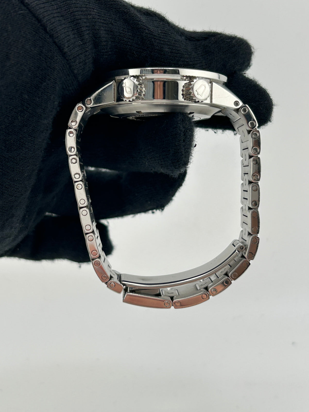 Iwc GST Alarm Black Dial on Stainless Steel Bracelet Ref. IW353702 — view 6