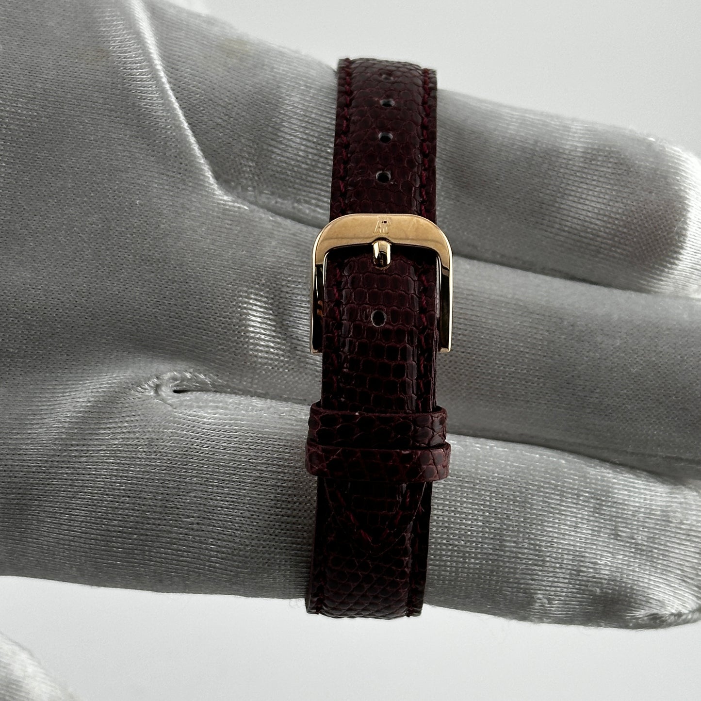 Audemars Piguet Jules Audemars Silver Roman Dial on Am Leather Og Buckle Ref. 77208OR Papers Open Date — view 4