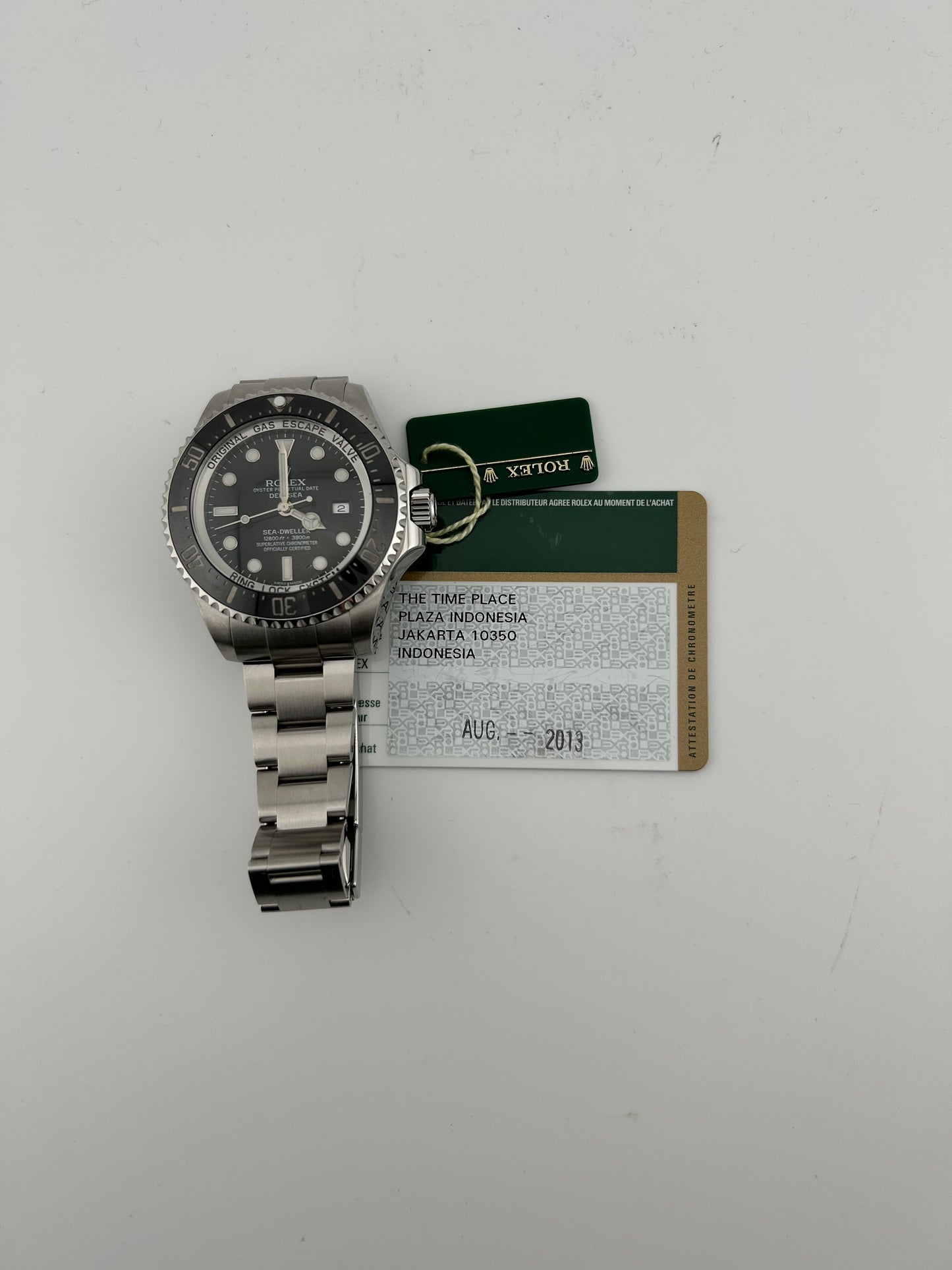 Rolex Sea-Dweller Deepsea Black Dial on Oyster Bracelet Ref. 116660 Card 2013 — view 6