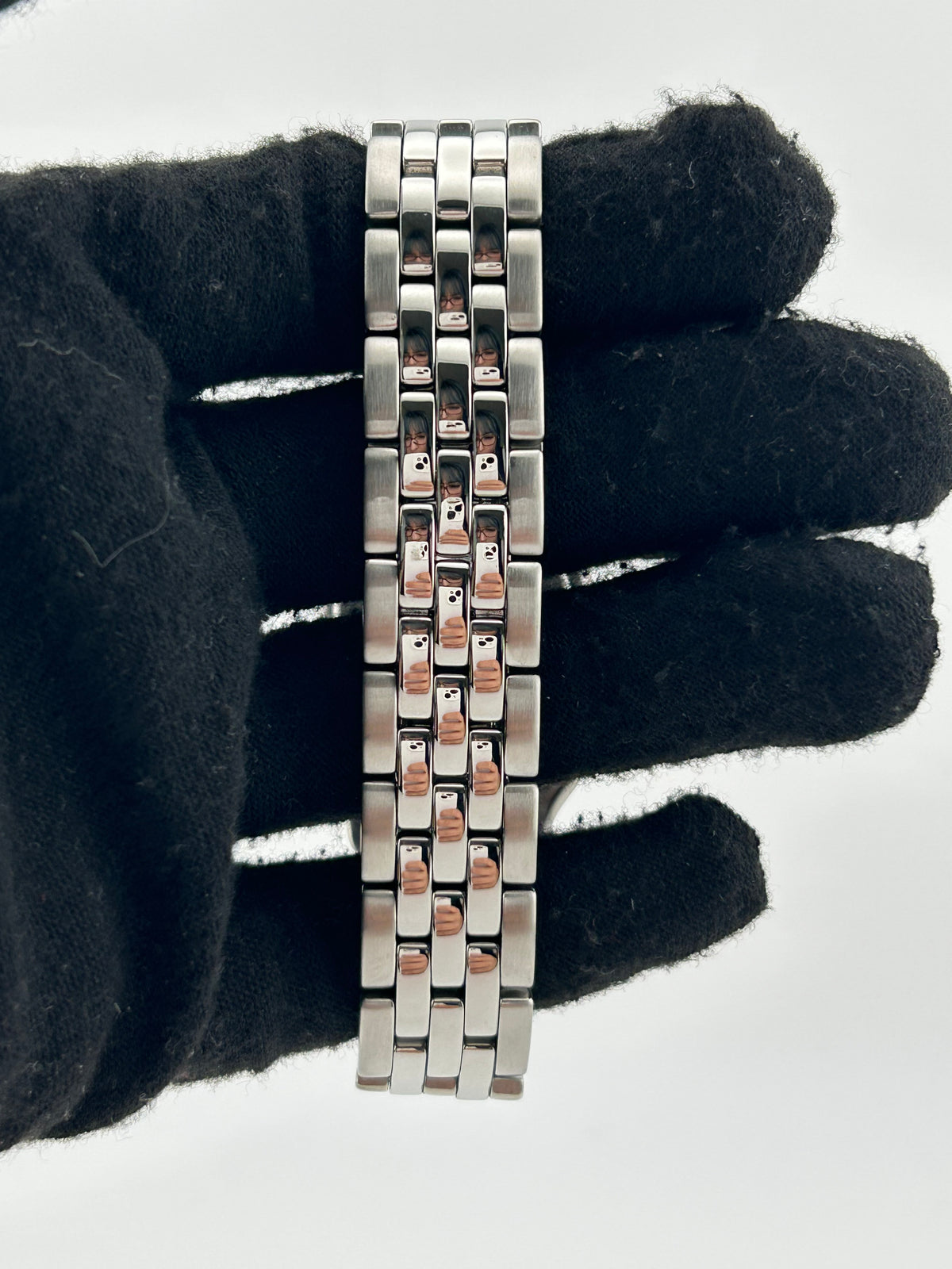 Cartier Panthere White Dial on Stainless Steel Bracelet Ref. 1310 — view 4