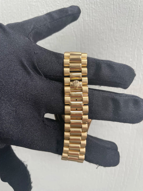 Rolex Day Date Gold Dial on President Ref 18238 with Papers 1989