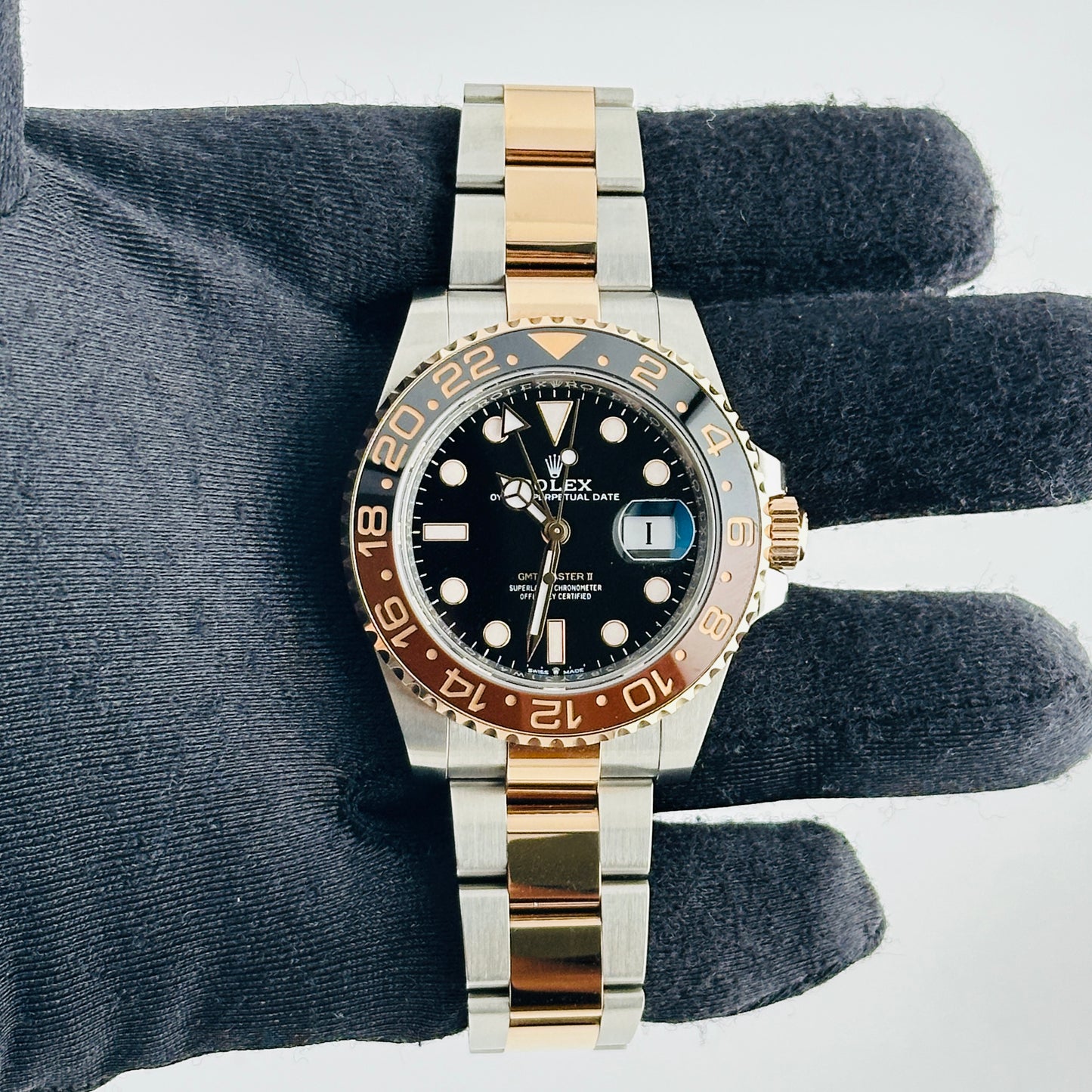 Rolex GMT-Master II "Root Beer" Black Dial on Oyster Bracelet Ref. 126711CHNR Card 2024 — view 2