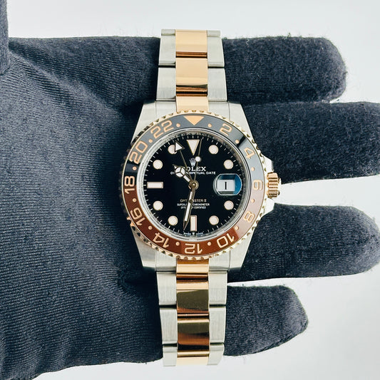 Rolex GMT-Master II "Root Beer" Black Dial on Oyster Bracelet Ref. 126711CHNR Card 2024 — view 2