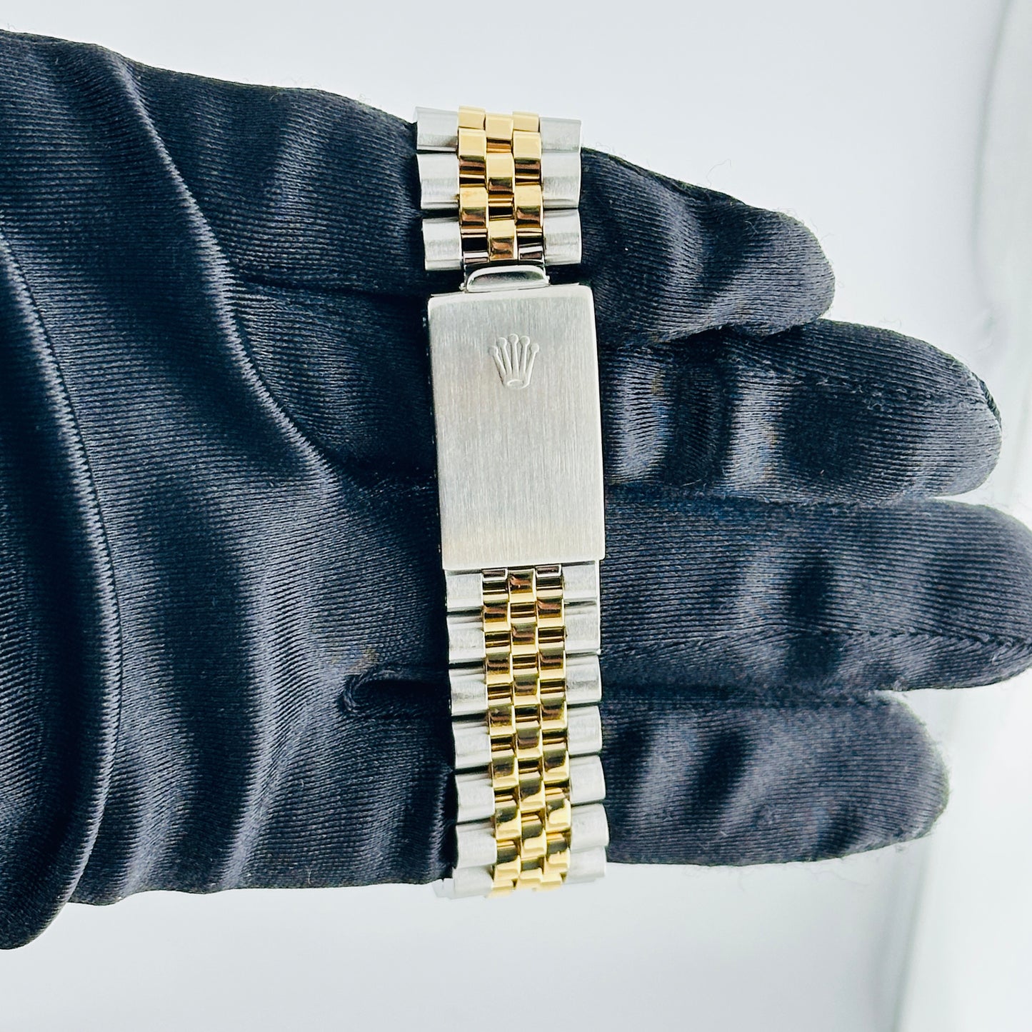 Rolex Datejust Champagne Diamond Factory Dial on D Link Jubilee Bracelet Ref. 16013G 1988 — view 4