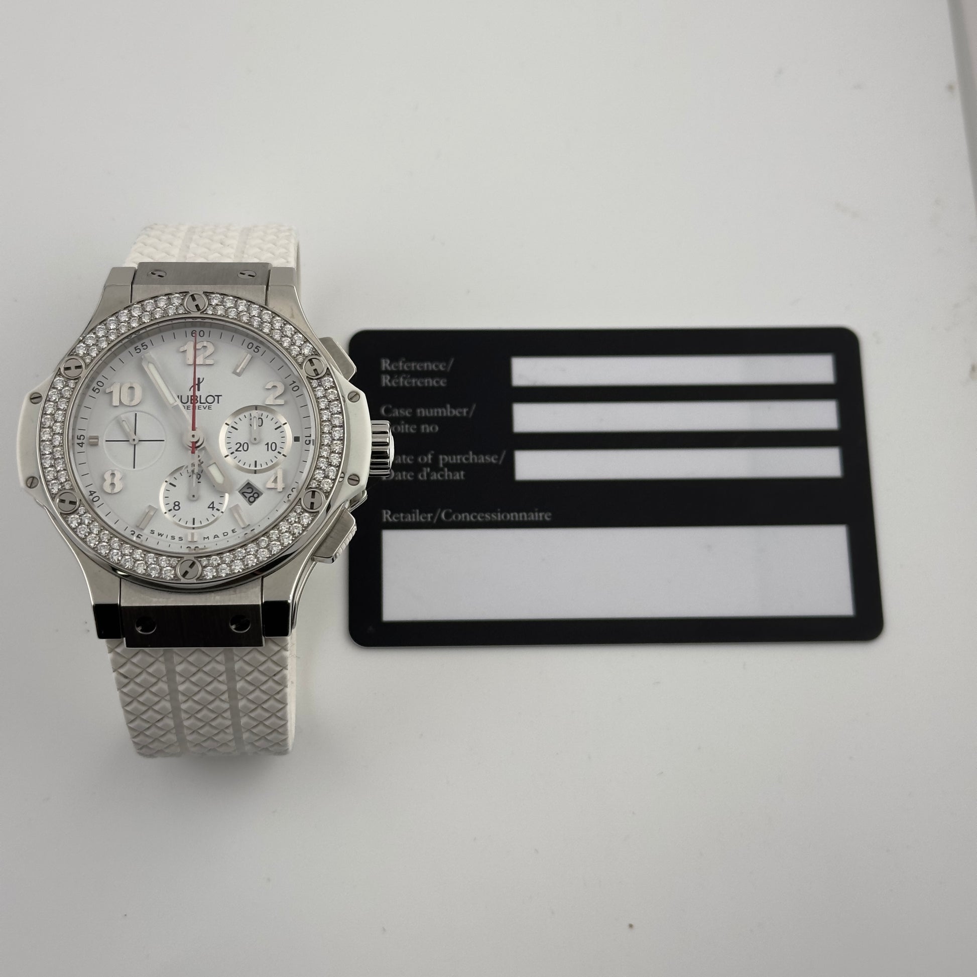 Hublot Big Bang White Dial on Rubber Strap Ref. 301.SE.230.RW.114 Card Open Date — view 5