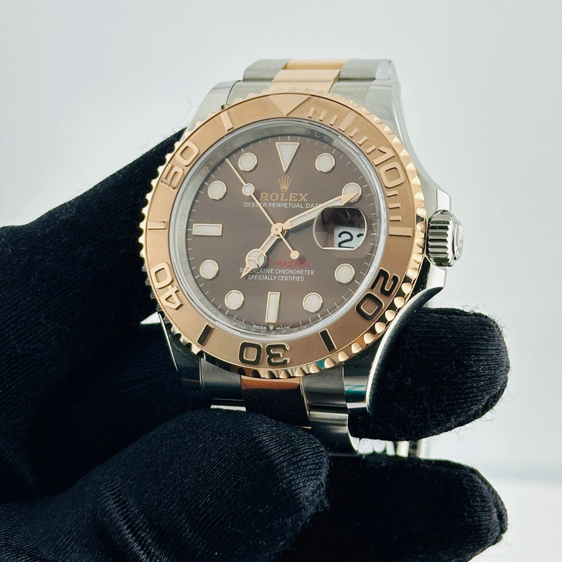 Rolex Yacht-Master Chocolate Dial on Oyster Ref 126621 with New Style Card Green 2024