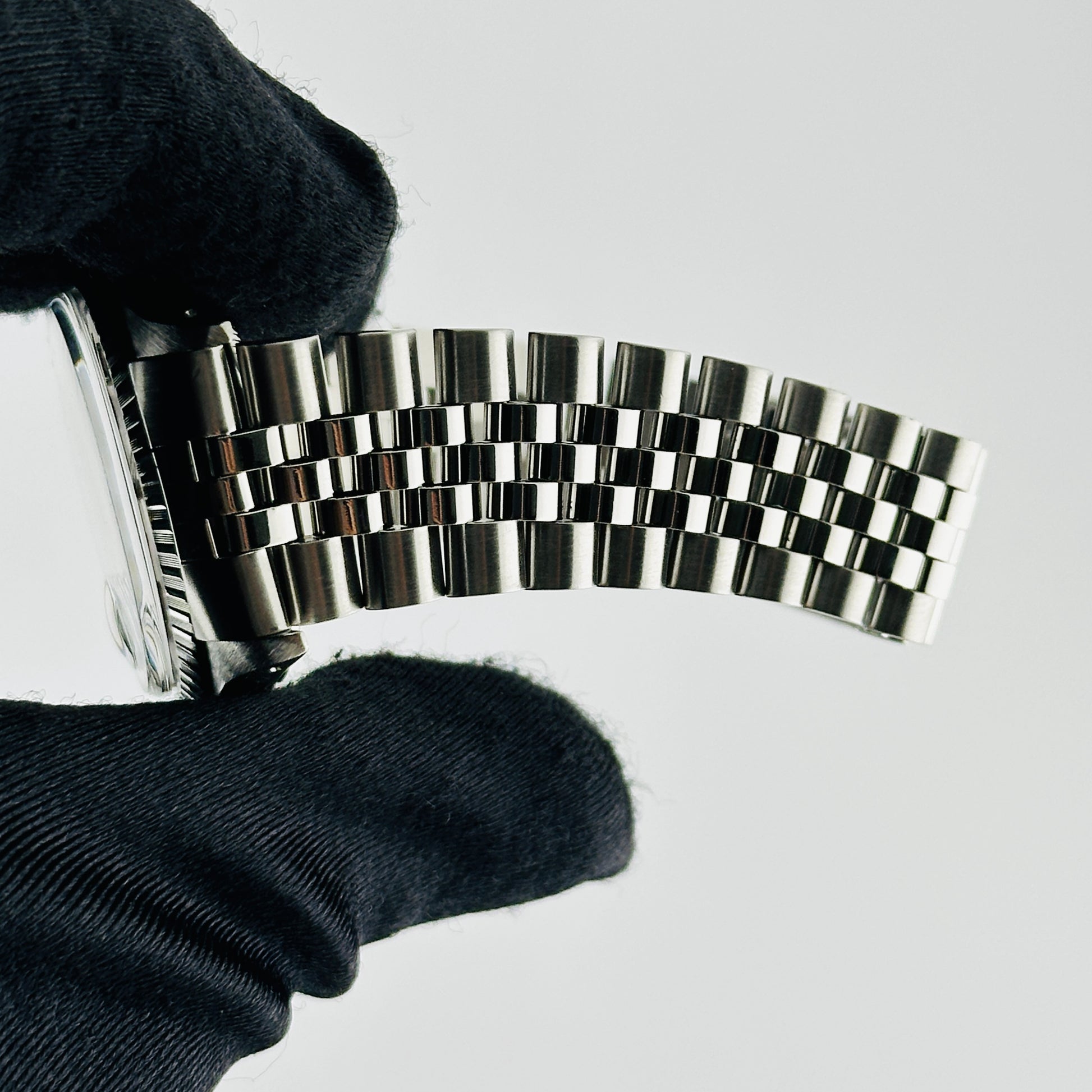 Rolex Datejust Silver Stick Sigma Dial on D Link Jubilee Bracelet Ref. 1603 1974 — view 5