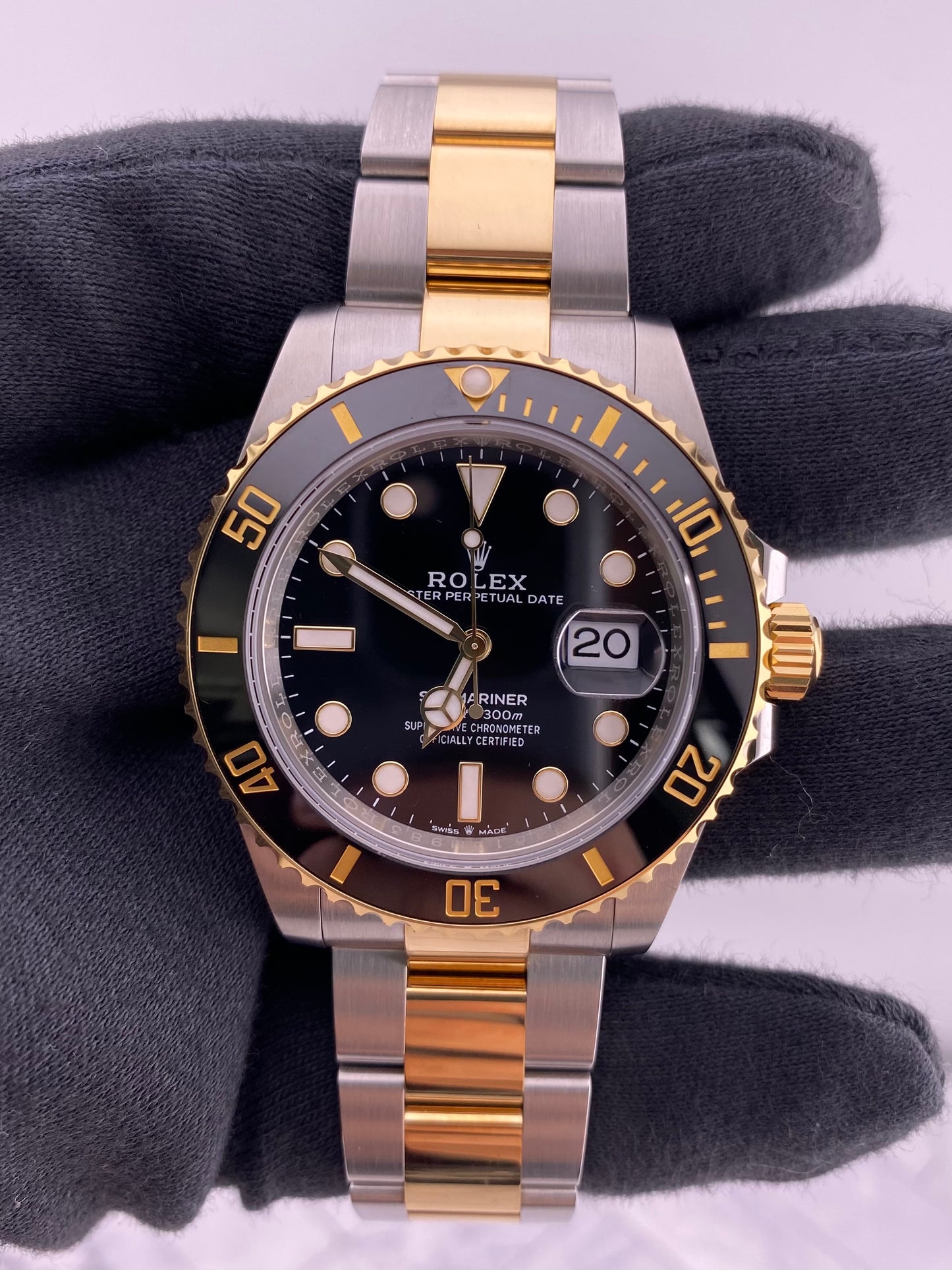 Rolex Submariner Black Dial on Oyster Bracelet Ref. 126613LN Card 2024 — view 2