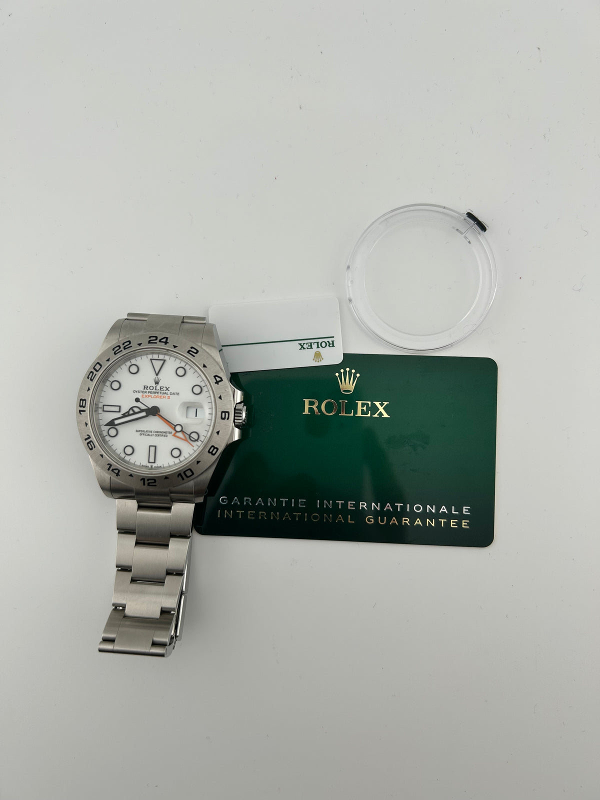Rolex Explorer II White Dial on Oyster Bracelet Ref. 226570 Card 2024 — view 7