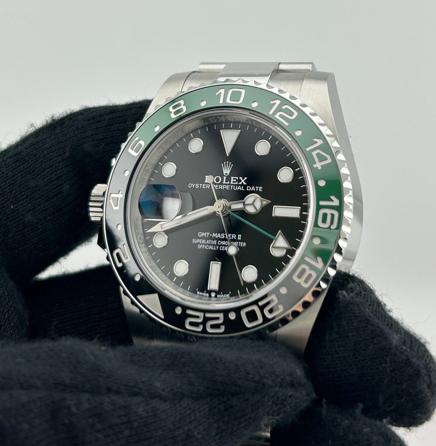 Rolex GMT-Master II "Sprite" Black Dial on Oyster Ref. 126720VTNR Card 2026 — view 3