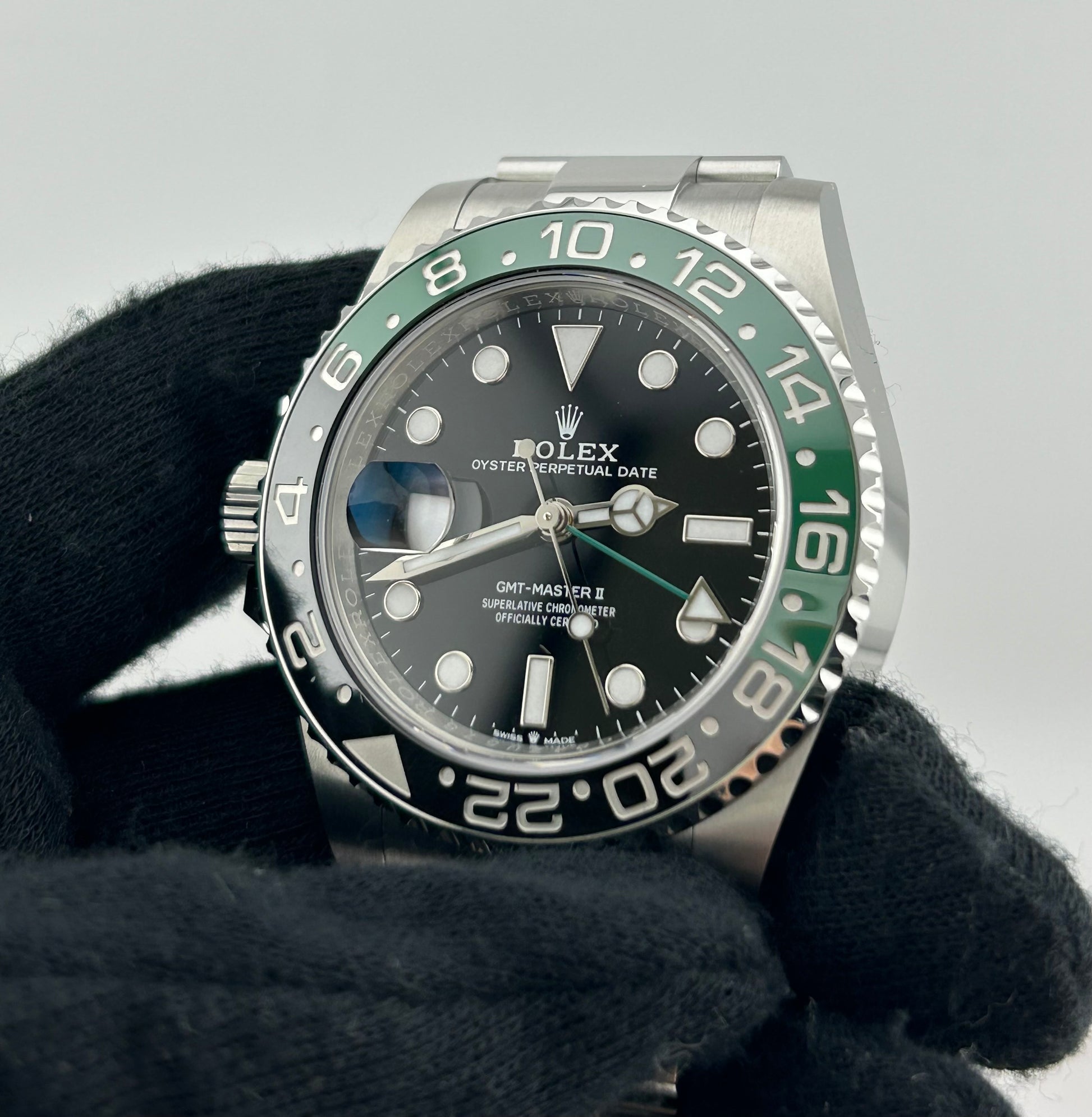 Rolex GMT-Master II "Sprite" Black Dial on Oyster Ref. 126720VTNR Card 2026 — view 3