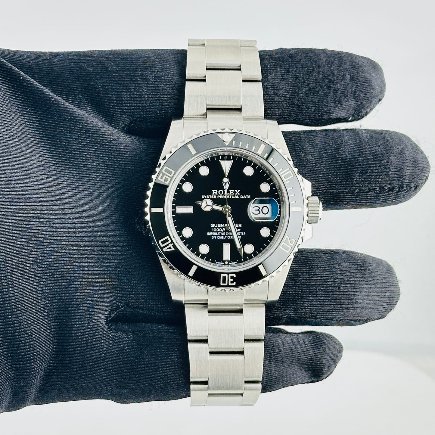 Rolex Submariner Black Dial on Oyster Bracelet Ref. 126610LN Card 2025 — view 2