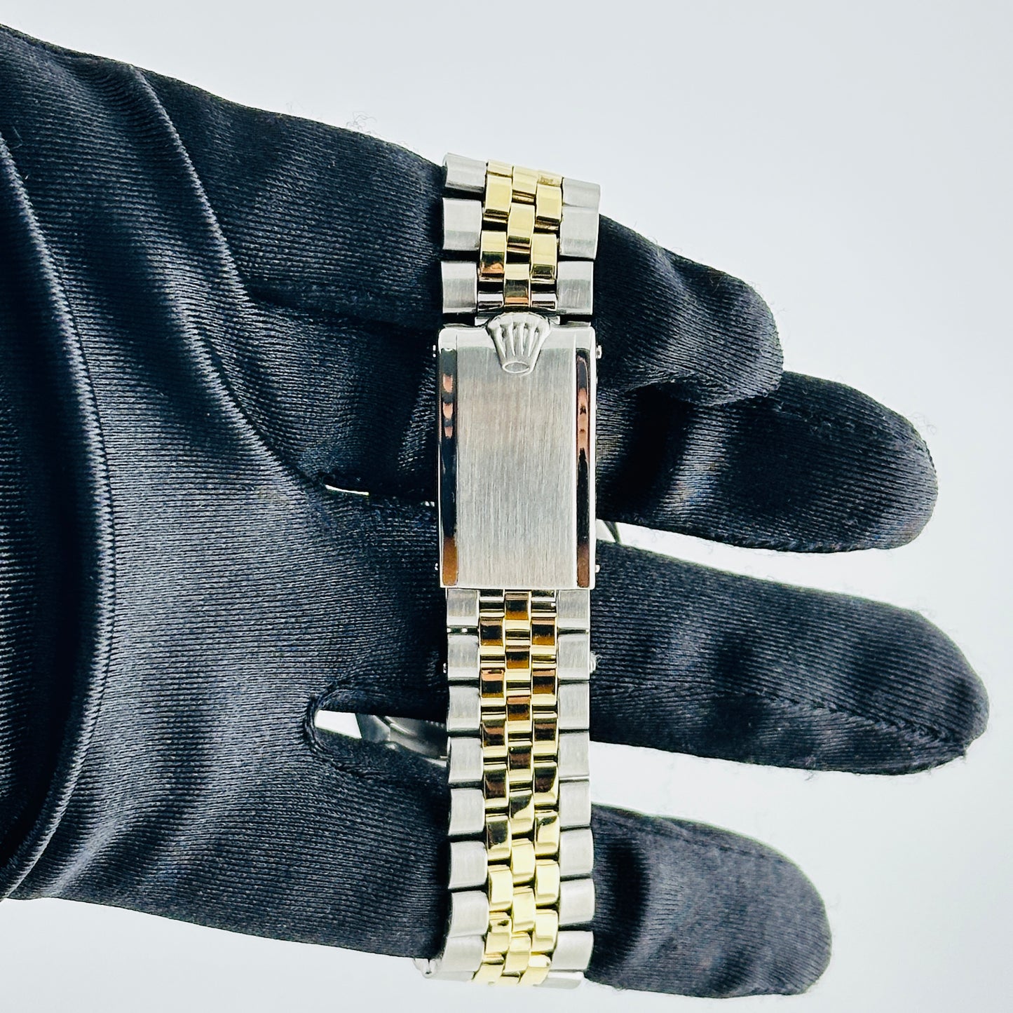 Rolex Datejust Turnograph Champagne Stick / Has Spots Dial on Folded Jubilee Bracelet Ref. 1625 1966 — view 5