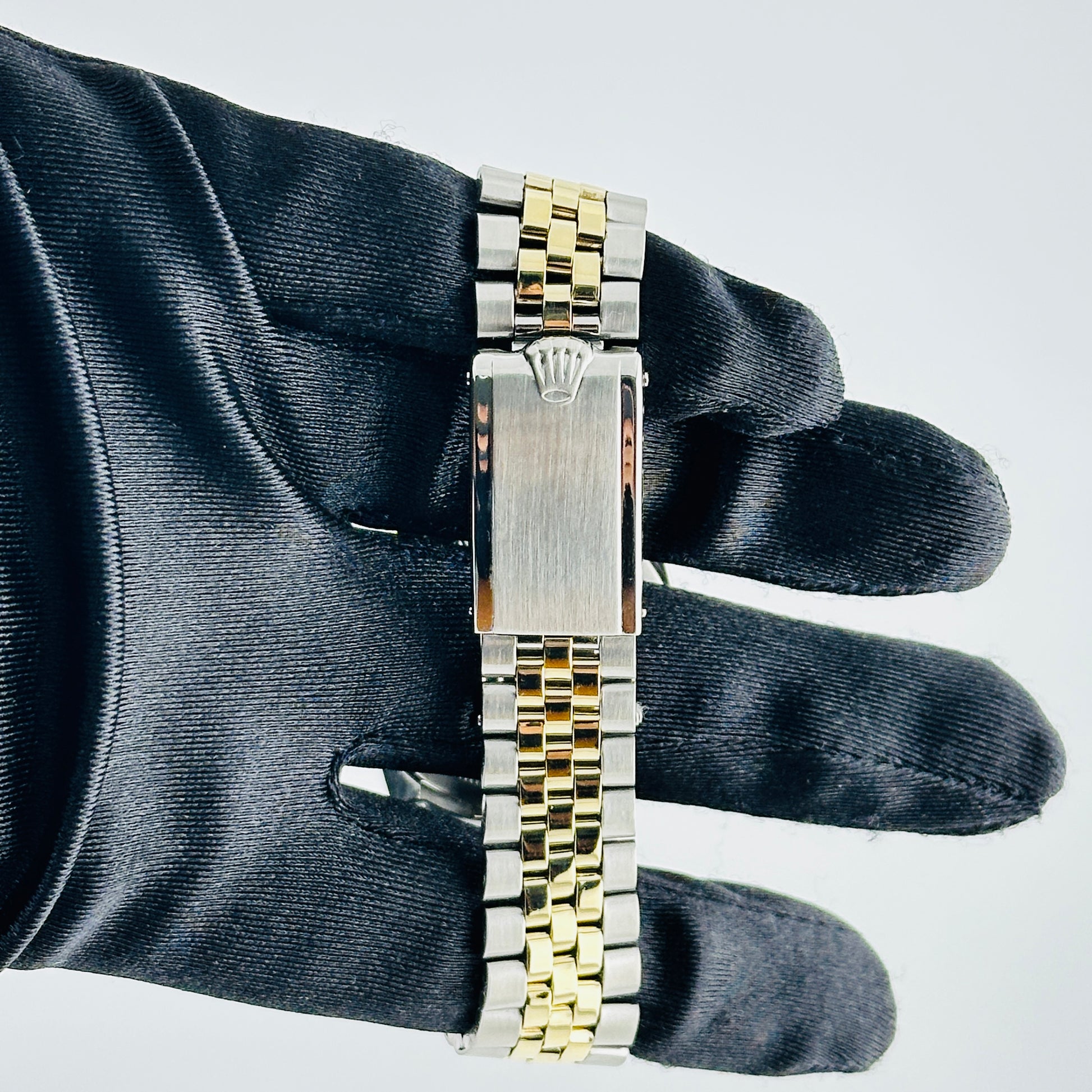Rolex Datejust Turnograph Champagne Stick / Has Spots Dial on Folded Jubilee Bracelet Ref. 1625 1966 — view 5
