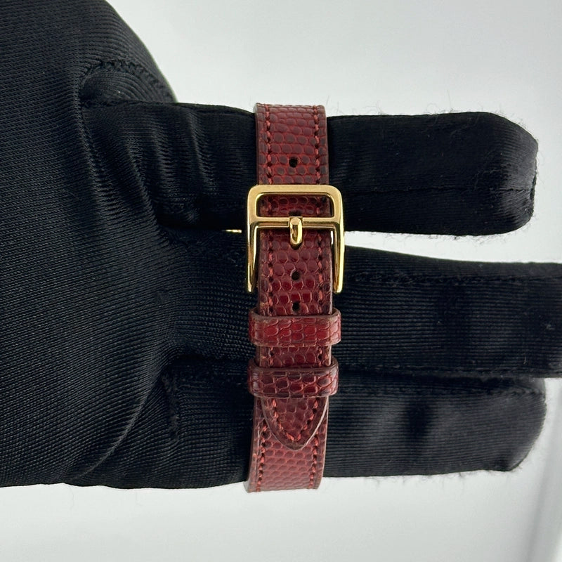 Hermes Kelly Red Dial on Leather Ref KE1.201.170