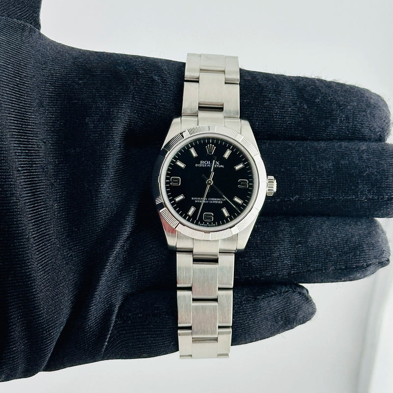 Rolex Oyster Perpetual Black Dial on Oyster Ref 177210