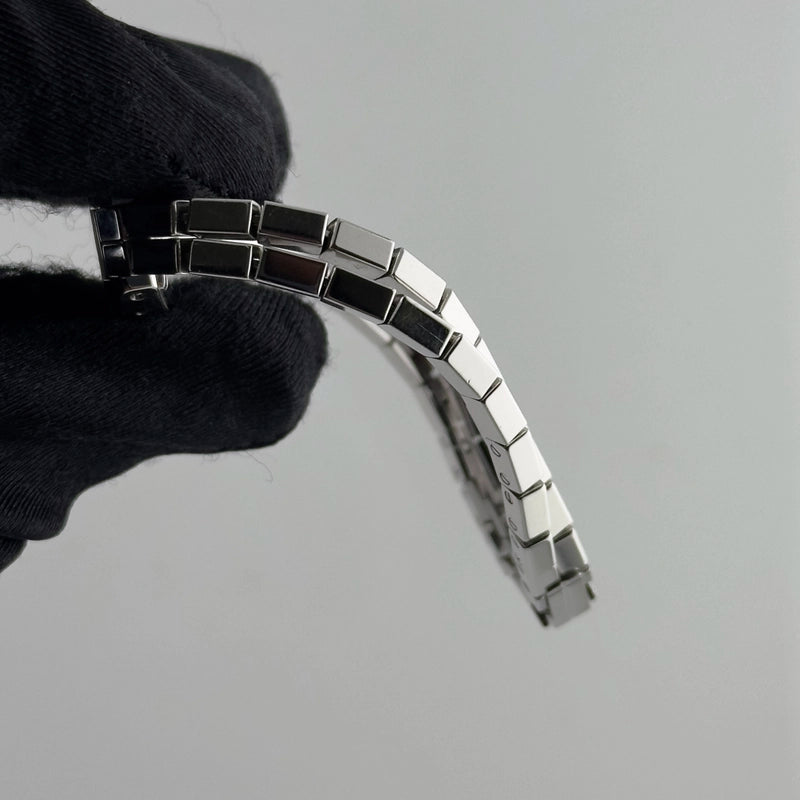Cartier Tonneau Lanieres Silver Roman Dial on Wg 2 Row Ref 2545