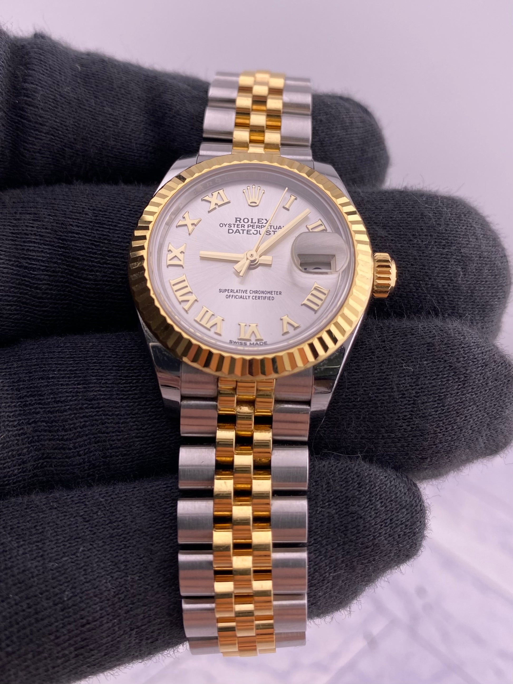 Rolex Datejust Lady White Roman Dial on Jubilee Ref. 279173 Card 2018 — view 3