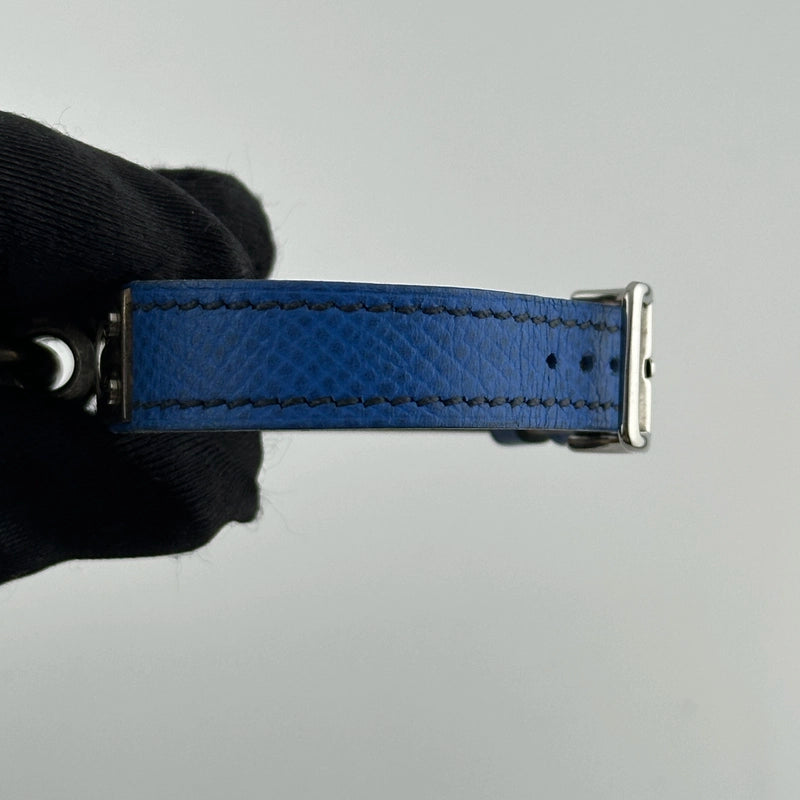 Hermes Kelly Silver Dial on Leather Ref KE1.201.170