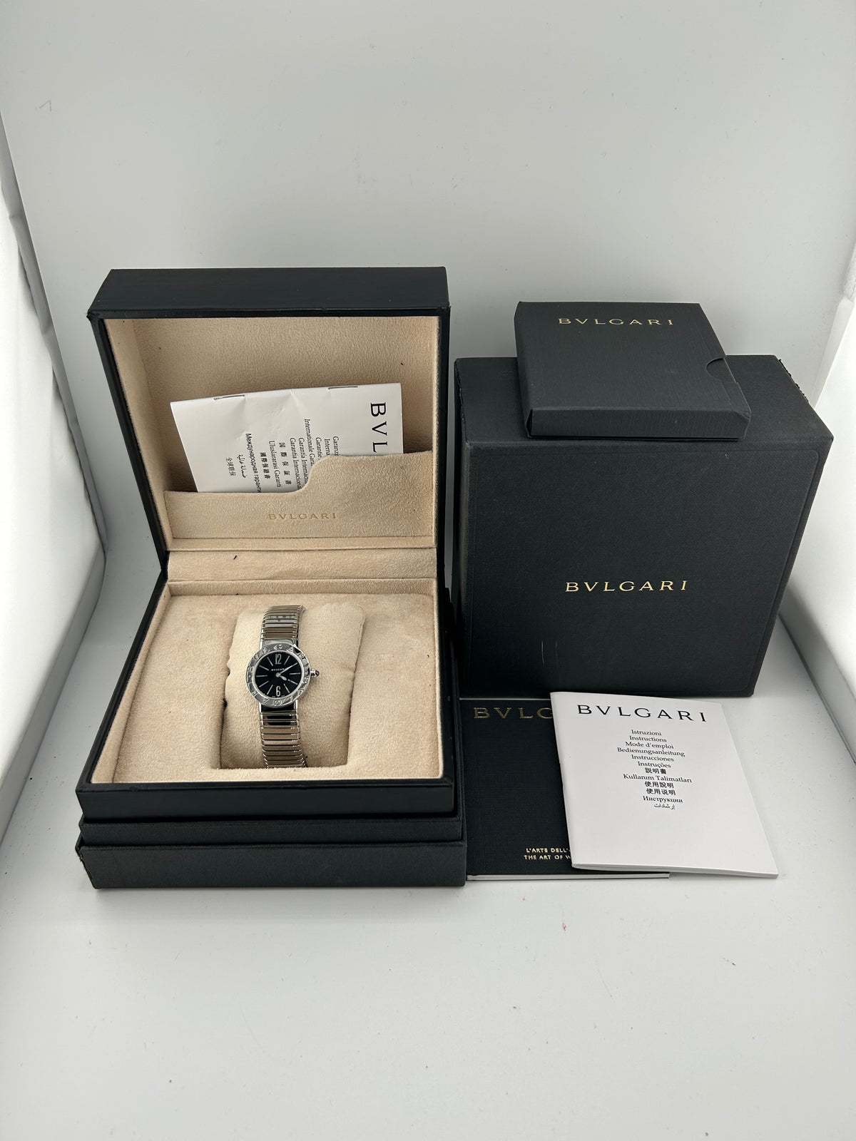 Bvlgari Bulgari Black Dial Ref. BBL262TS Complete 2016 — view 6